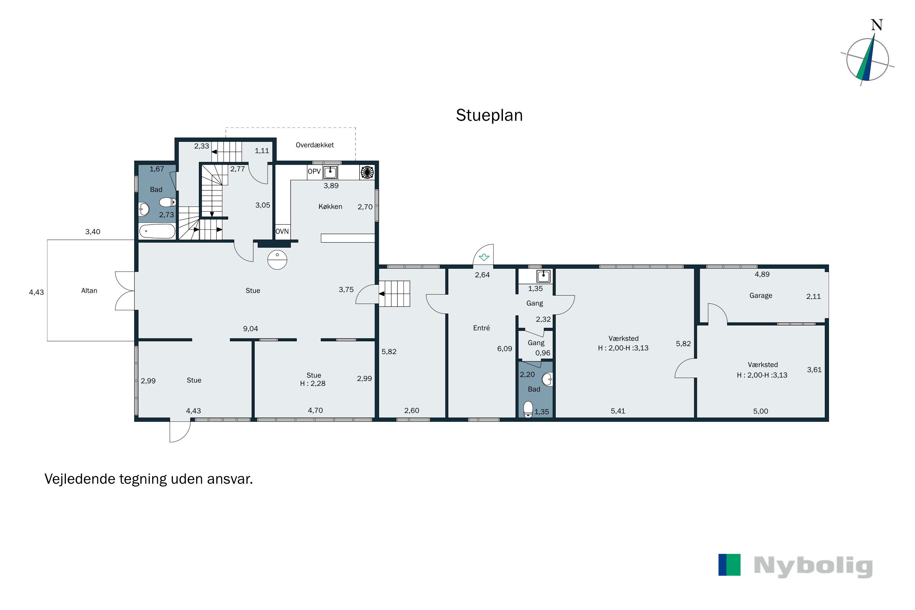 Plantegninger billede af Hørsholm Kongevej 21, 2970 Hørsholm