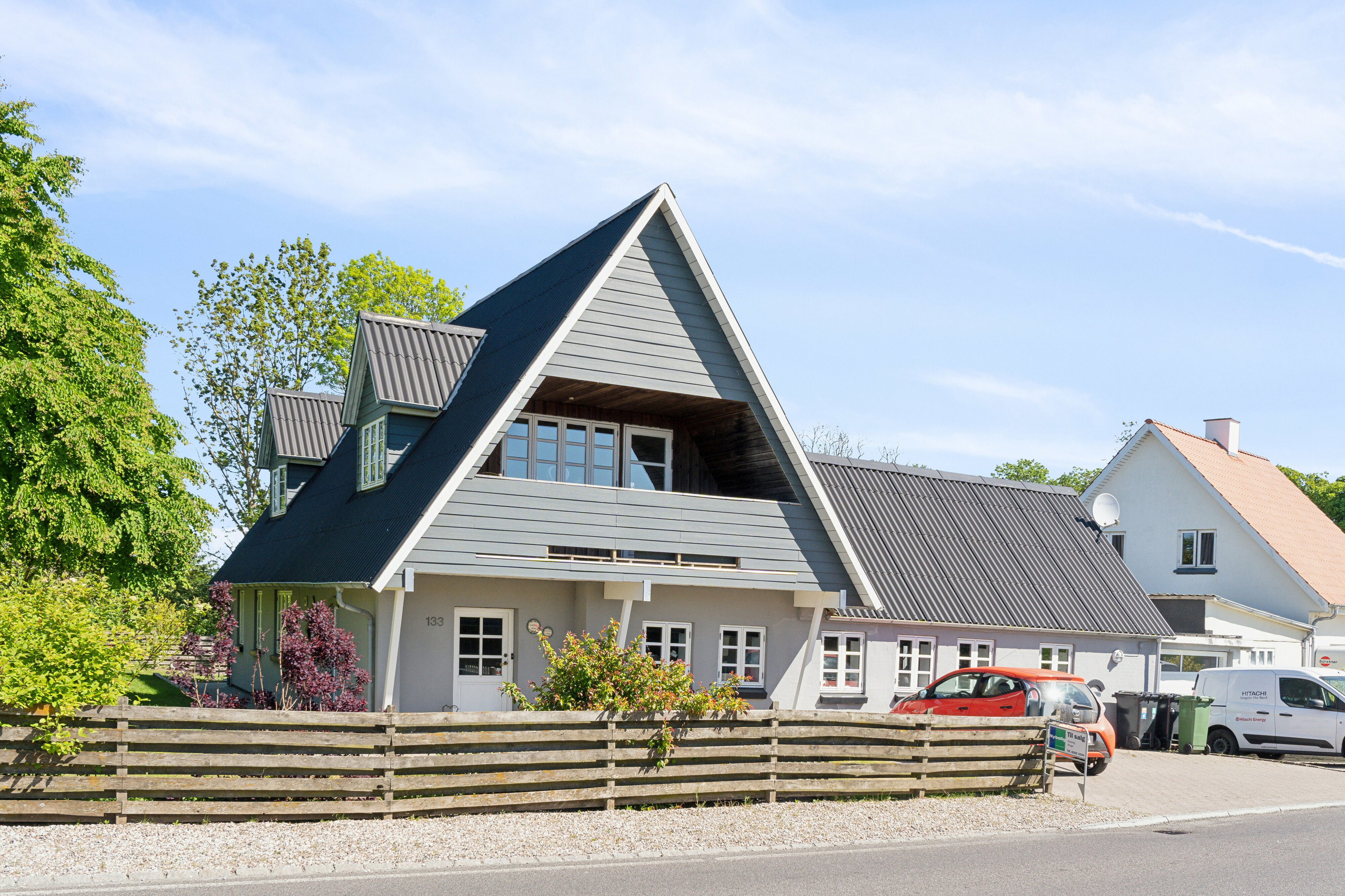 Fremhævet set fra vejen billede i fuldskærmstilstand. Billede af Assensvej 133, Nybølle, 5750 Ringe