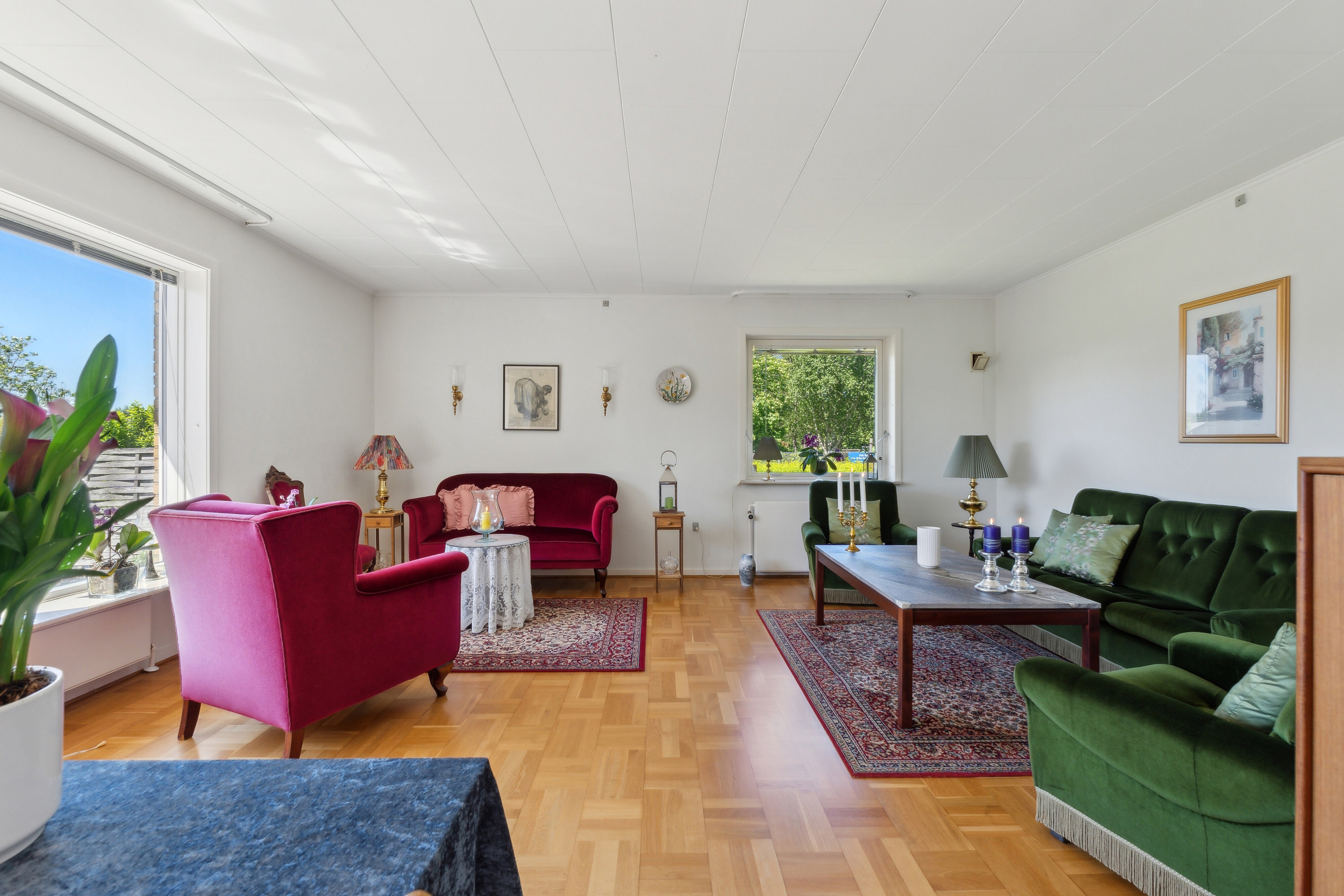 Fremhævet stue billede i fuldskærmstilstand. Billede af Hesselhavevej 22, 5856 Ryslinge