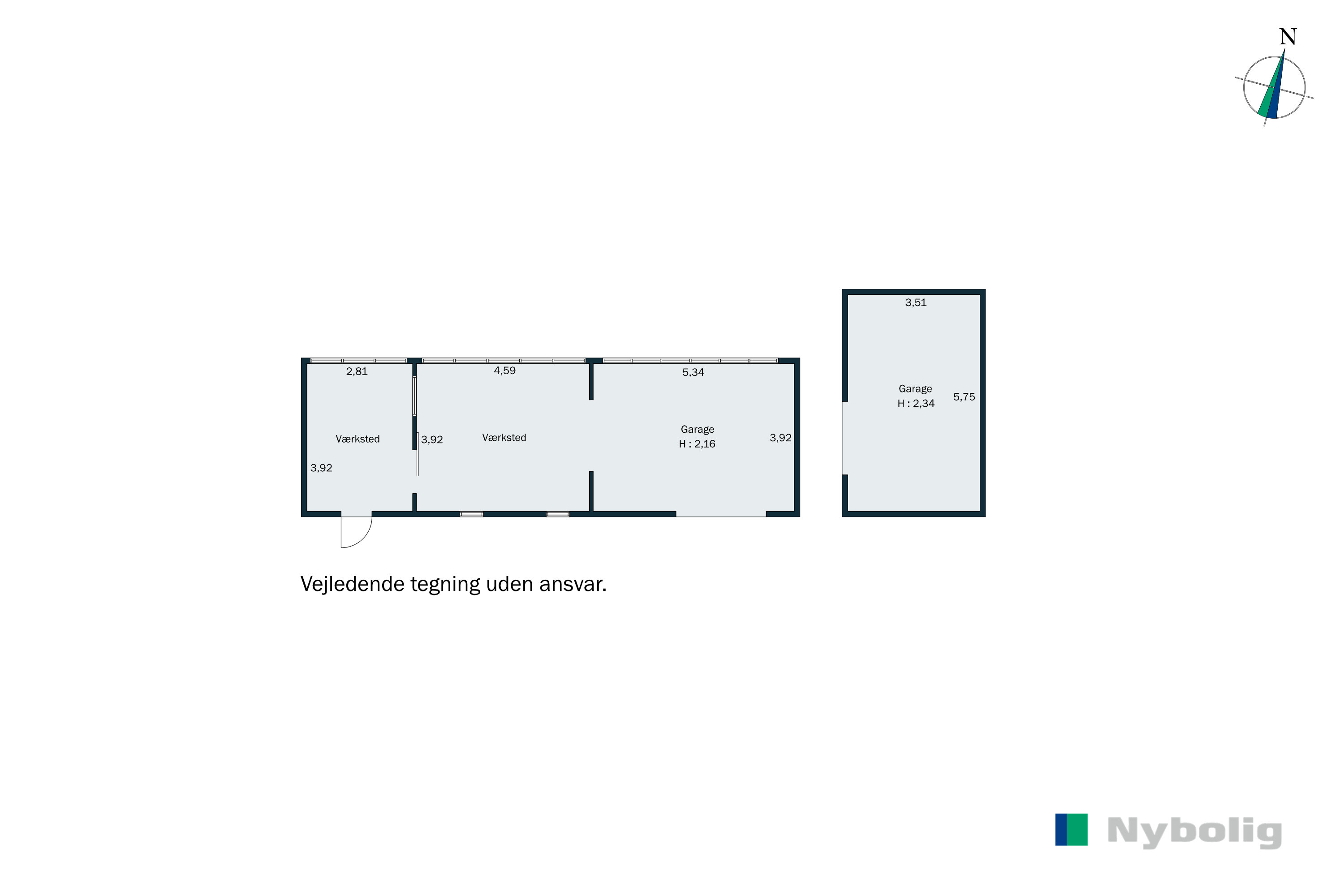Plantegninger billede af Hørsholm Kongevej 21, 2970 Hørsholm