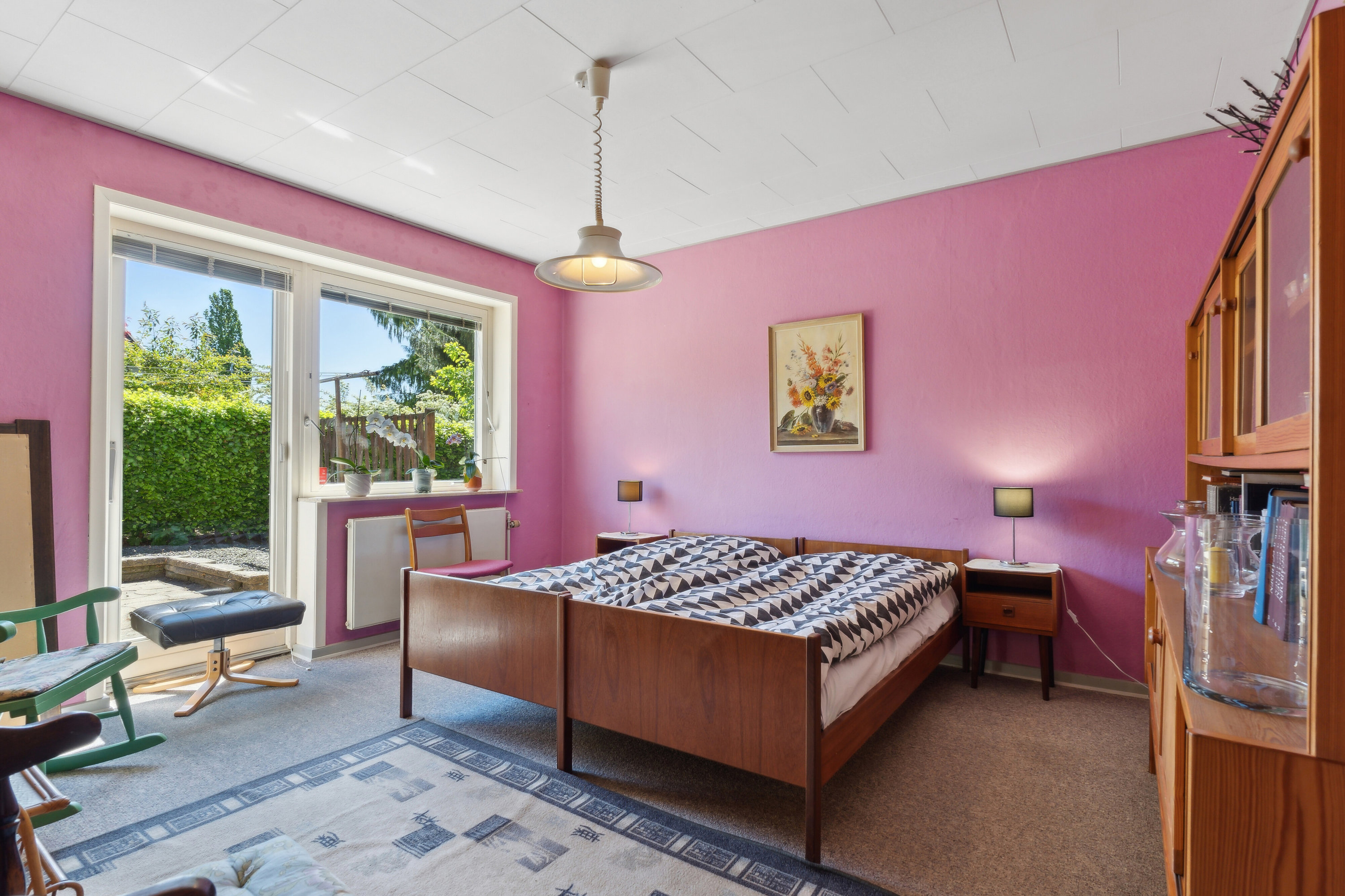 Fremhævet soveværelse billede i fuldskærmstilstand. Billede af Hesselhavevej 22, 5856 Ryslinge