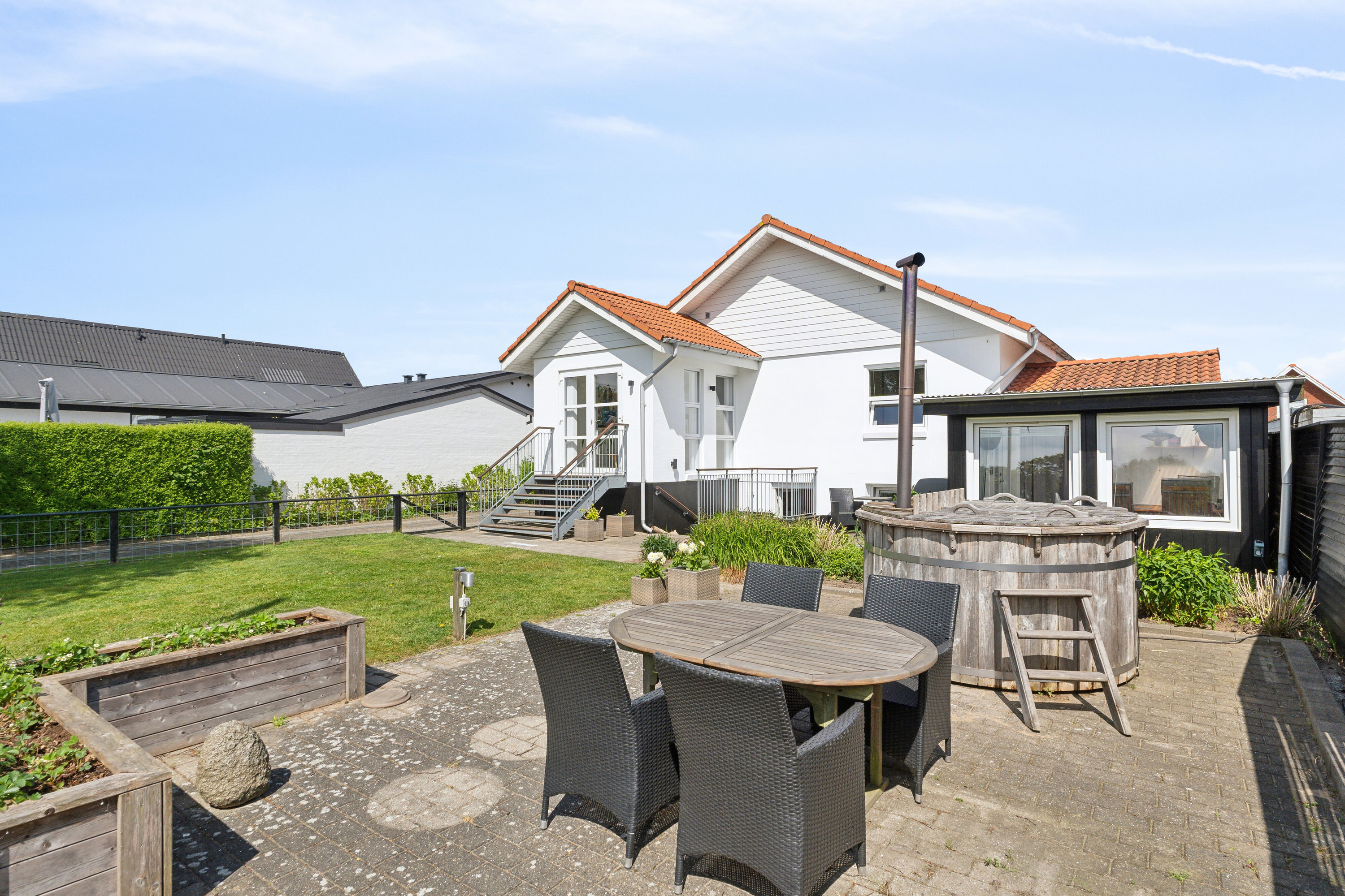 Fremhævet terrasse billede i fuldskærmstilstand. Billede af Østre Alle 70, 9800 Hjørring