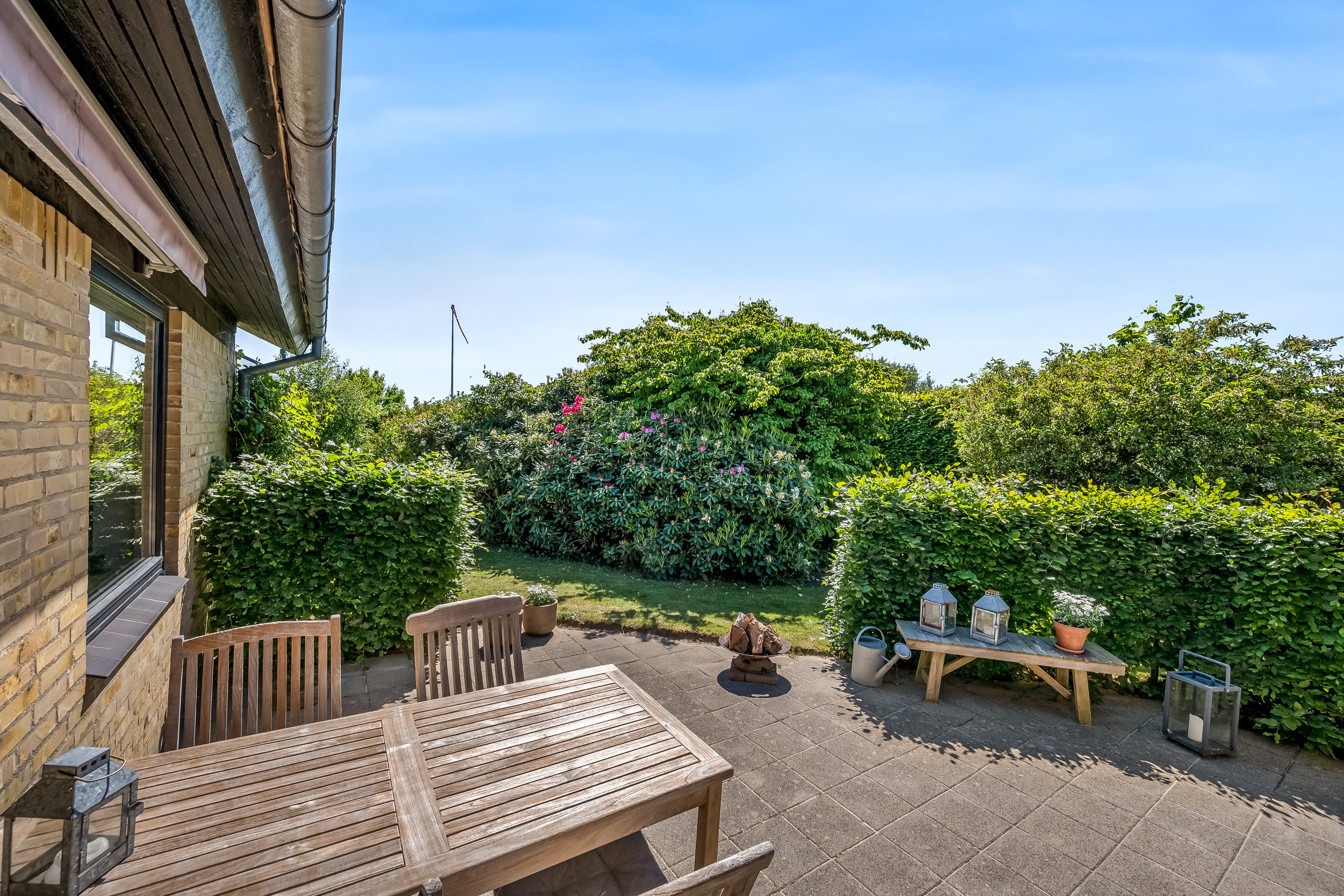 Fremhævet terrasse billede i fuldskærmstilstand. Billede af Kastanjevej 7, 6950 Ringkøbing