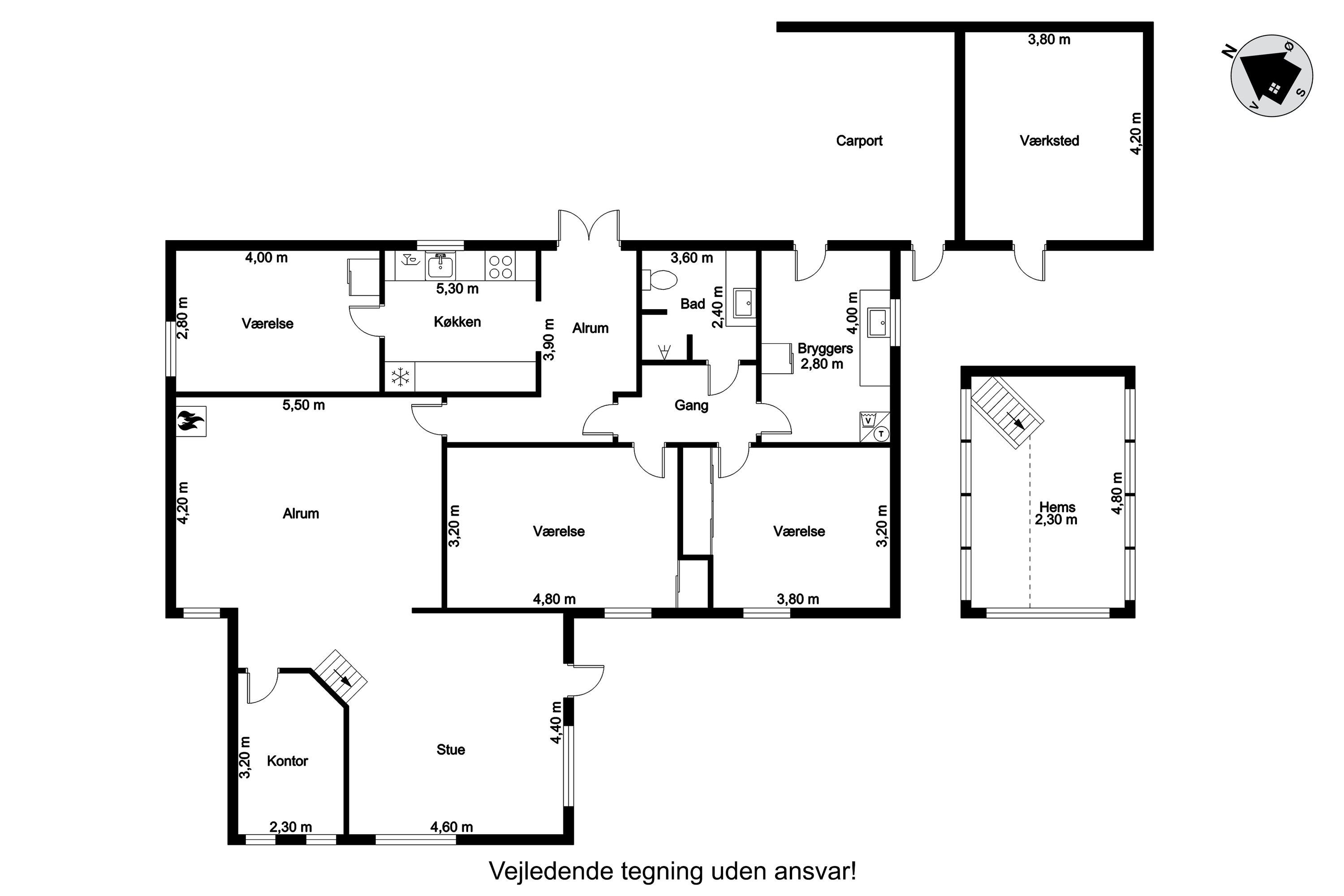 Plantegninger billede af Kastanjevej 7, 6950 Ringkøbing