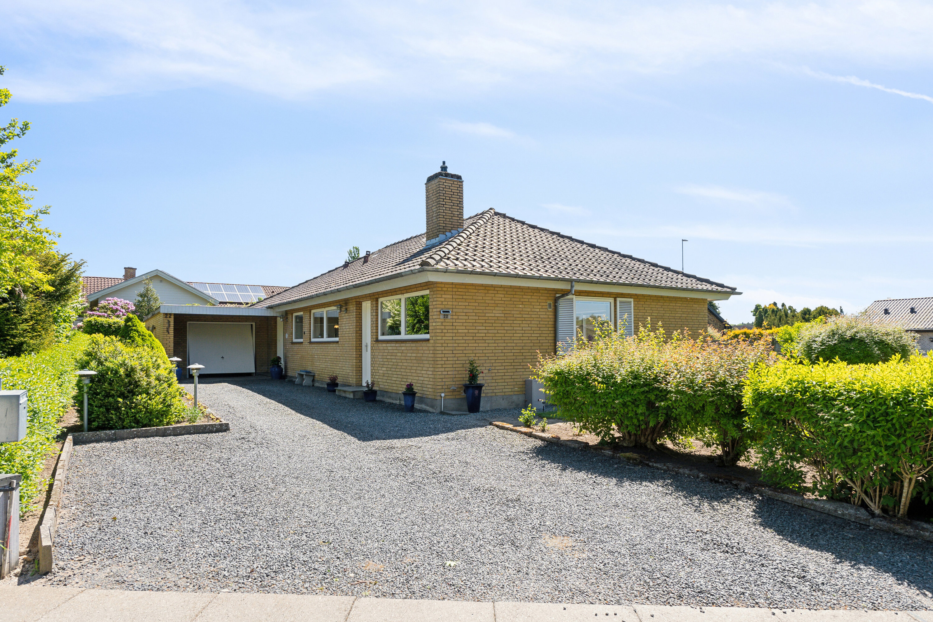 Miniaturebillede 1: set fra vejen. Billede af Hesselhavevej 22, 5856 Ryslinge