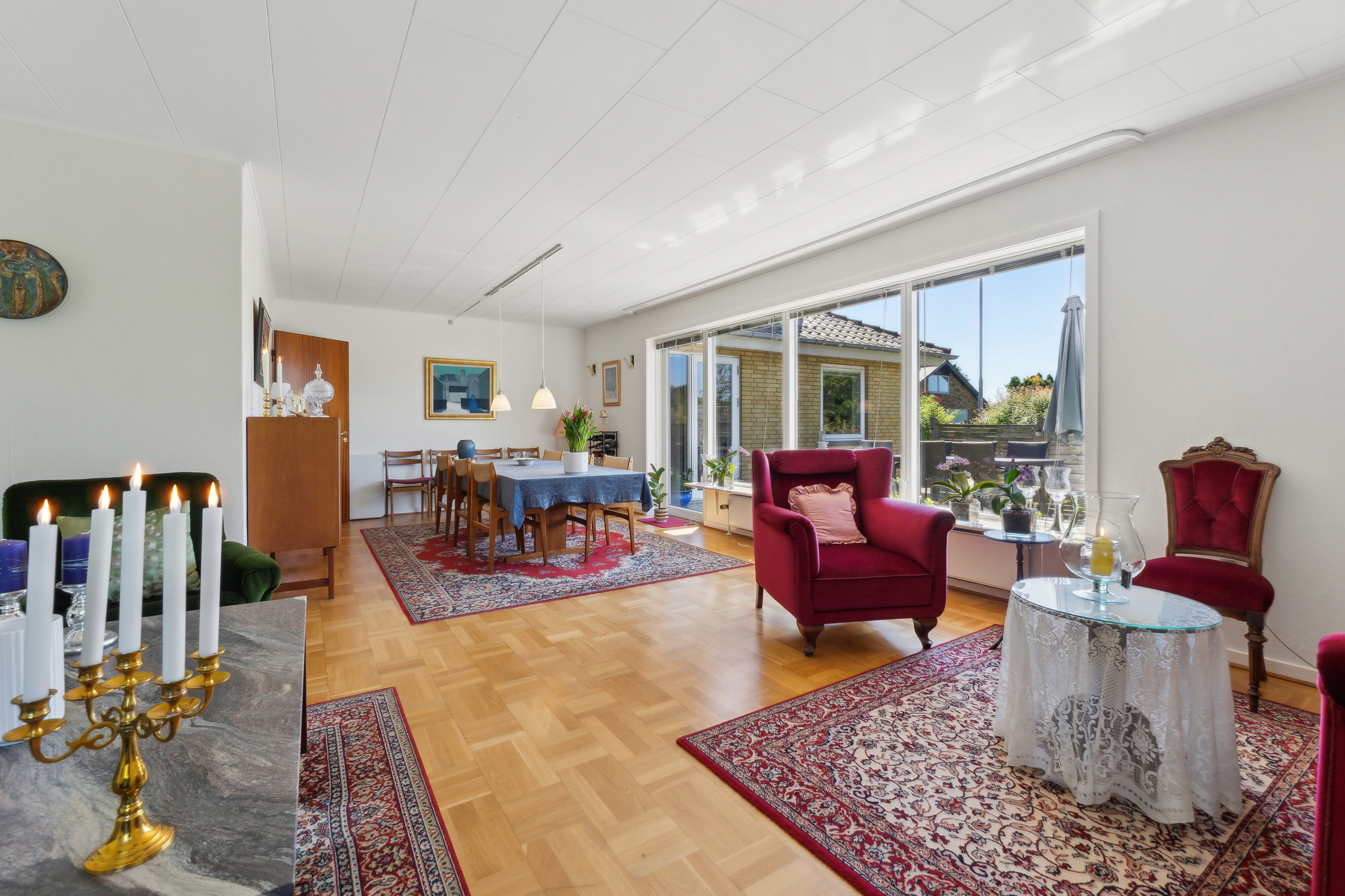 Fremhævet stue billede i fuldskærmstilstand. Billede af Hesselhavevej 22, 5856 Ryslinge