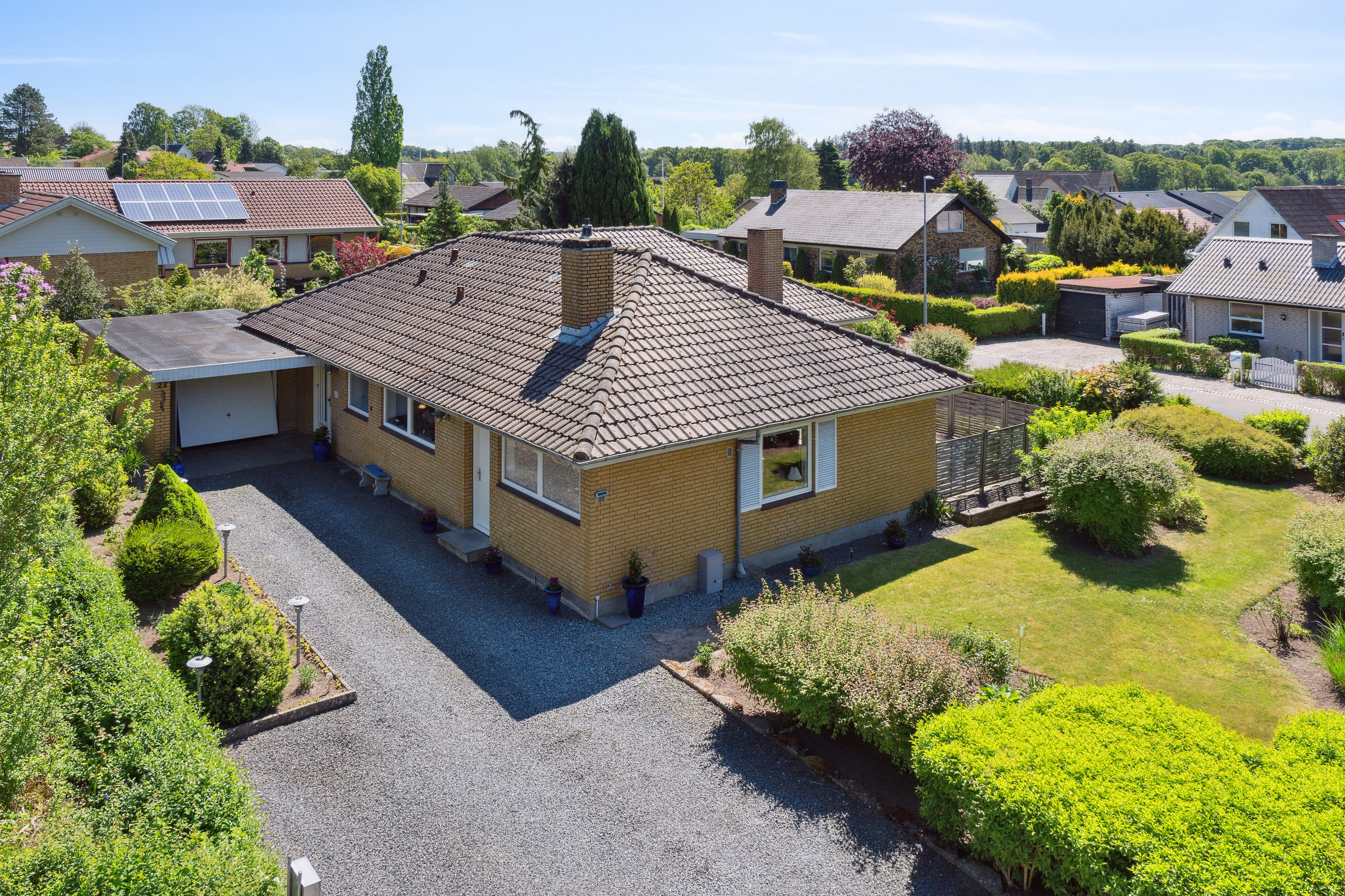 Fremhævet set fra vejen billede i fuldskærmstilstand. Billede af Hesselhavevej 22, 5856 Ryslinge