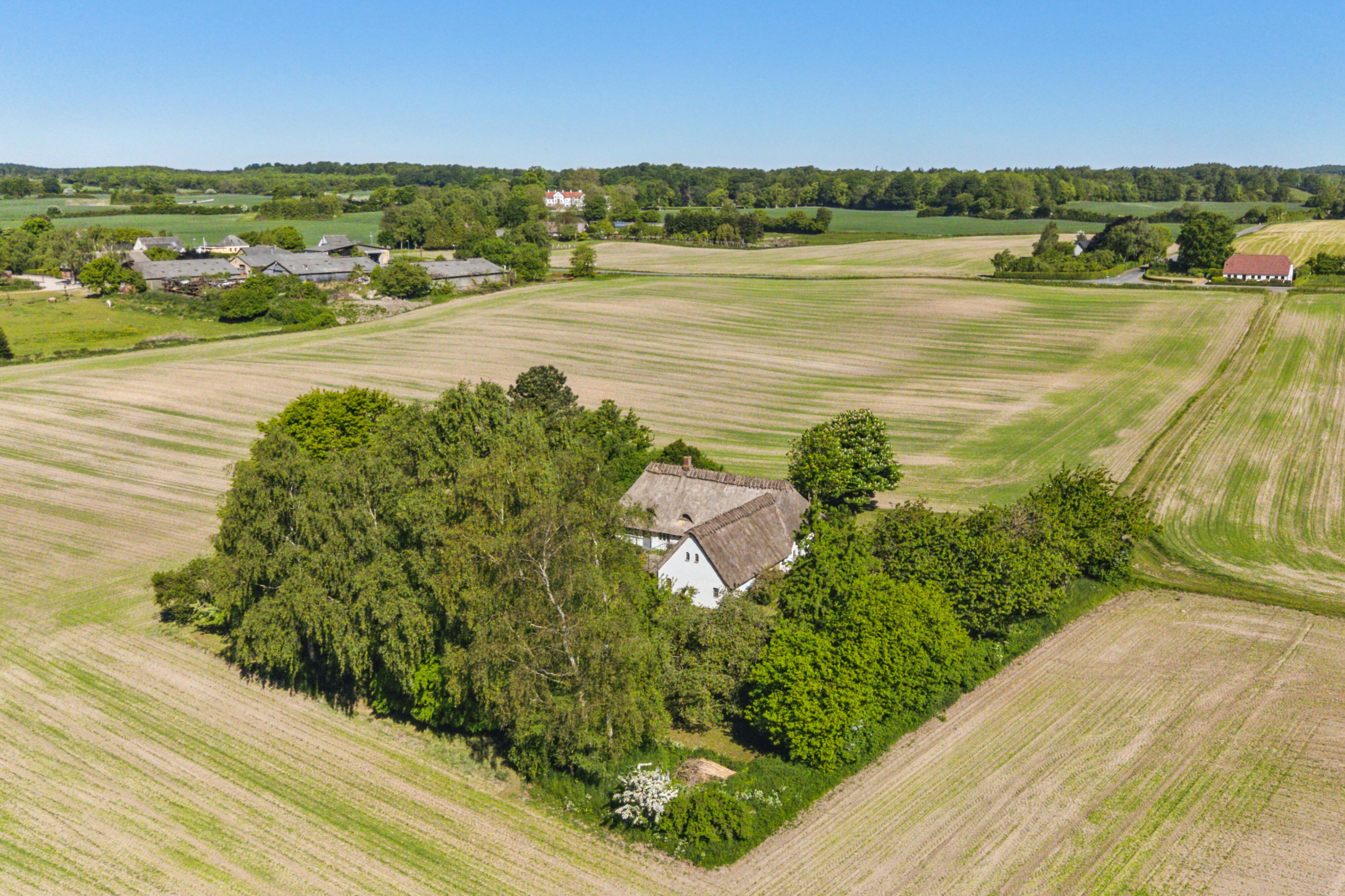 Fremhævet luftfoto billede i fuldskærmstilstand. Billede af Hundstrupvej 79, 5762 Vester Skerninge