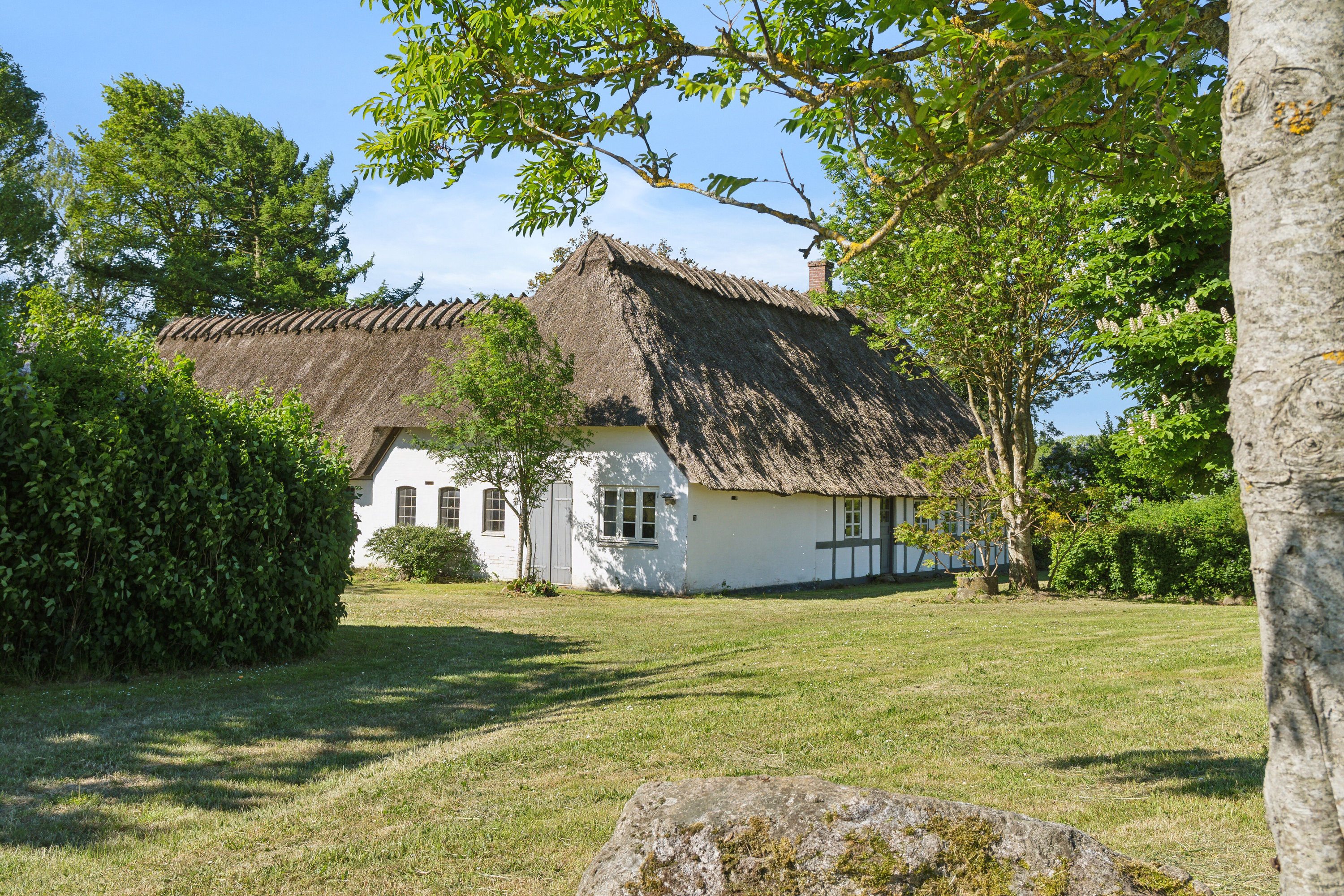 Fremhævet set fra haven billede i fuldskærmstilstand. Billede af Hundstrupvej 79, 5762 Vester Skerninge