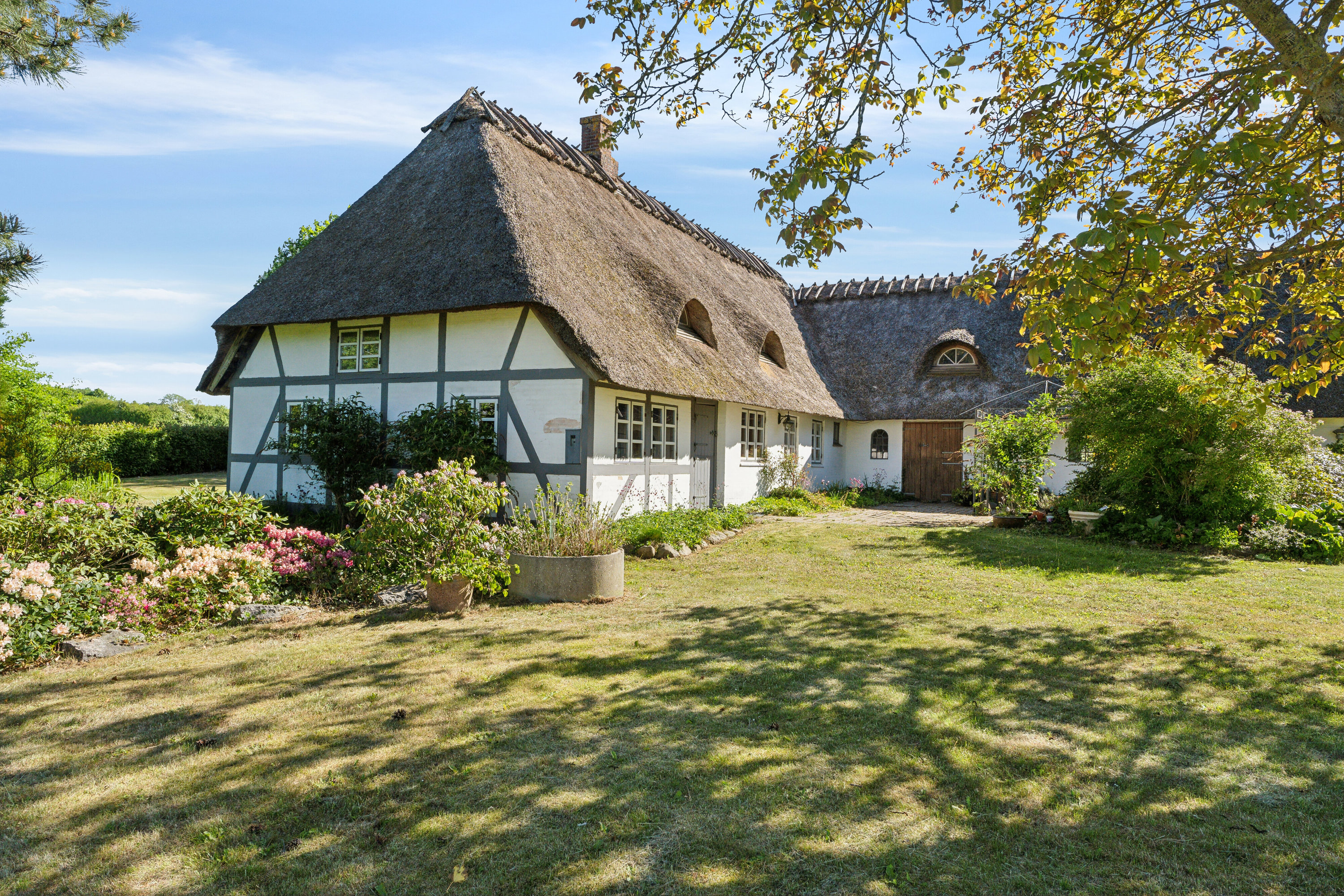 Fremhævet set fra haven billede i fuldskærmstilstand. Billede af Hundstrupvej 79, 5762 Vester Skerninge