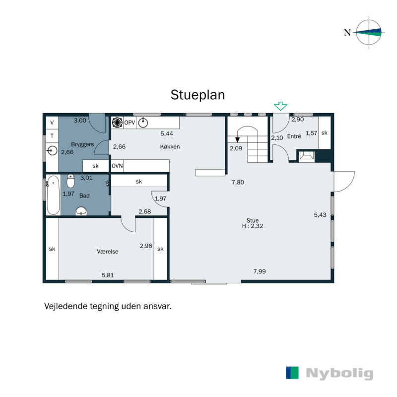 Plantegninger billede af Tremhøjevej 27, 6731 Tjæreborg
