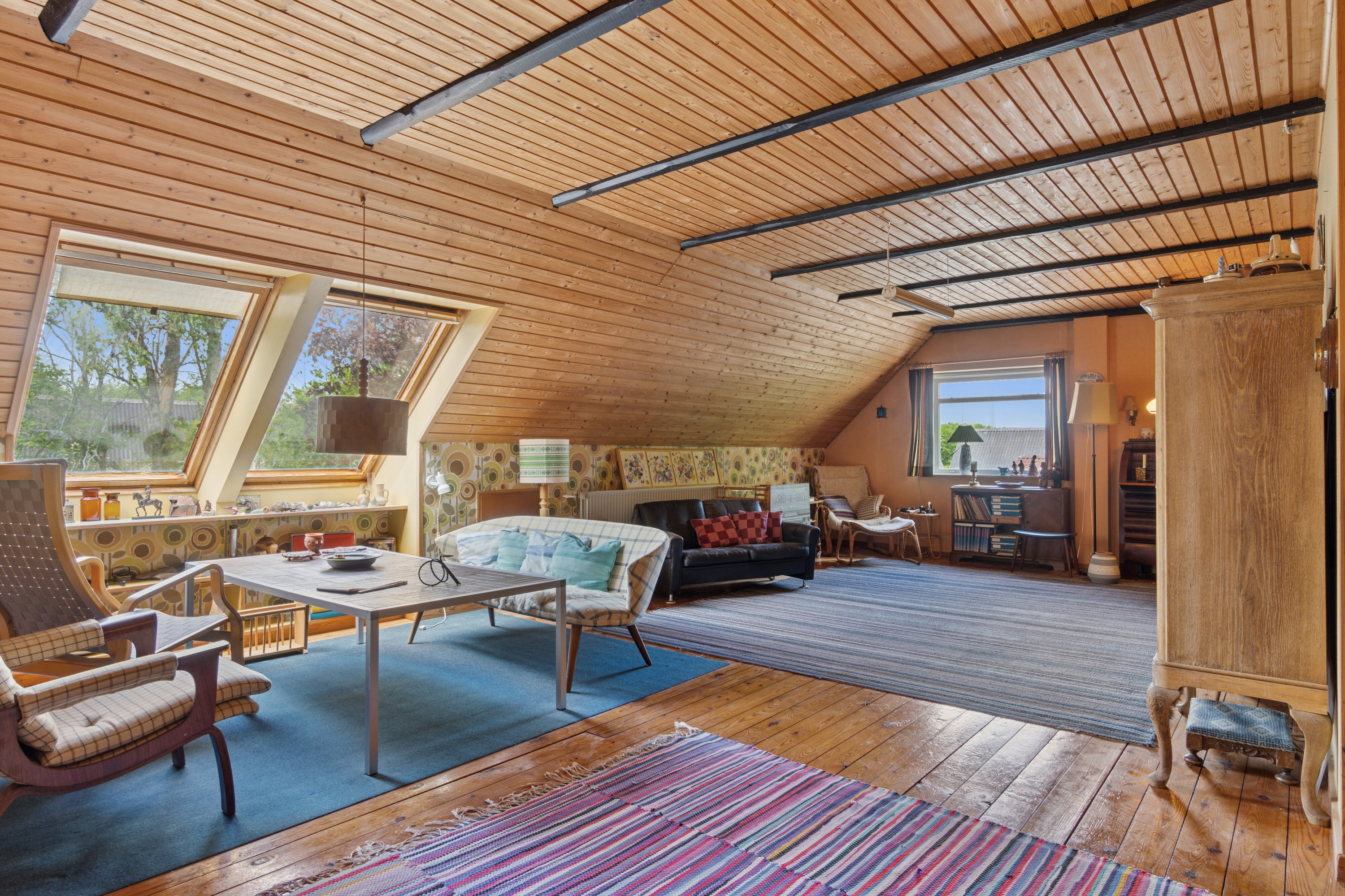 Fremhævet stue billede i fuldskærmstilstand. Billede af Siriusvej 4, Uglev, 7790 Thyholm