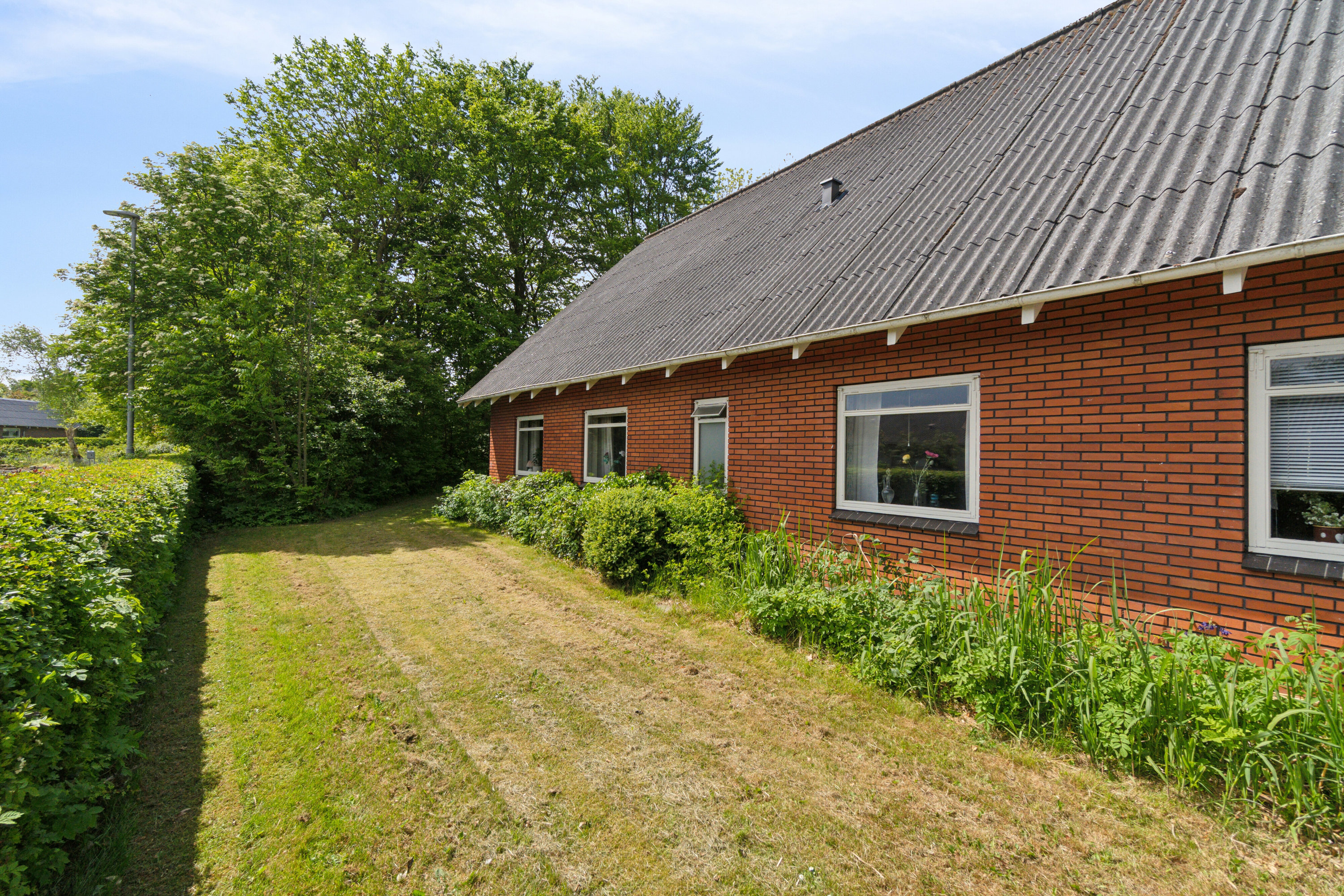 Fremhævet set fra haven billede i fuldskærmstilstand. Billede af Siriusvej 4, Uglev, 7790 Thyholm