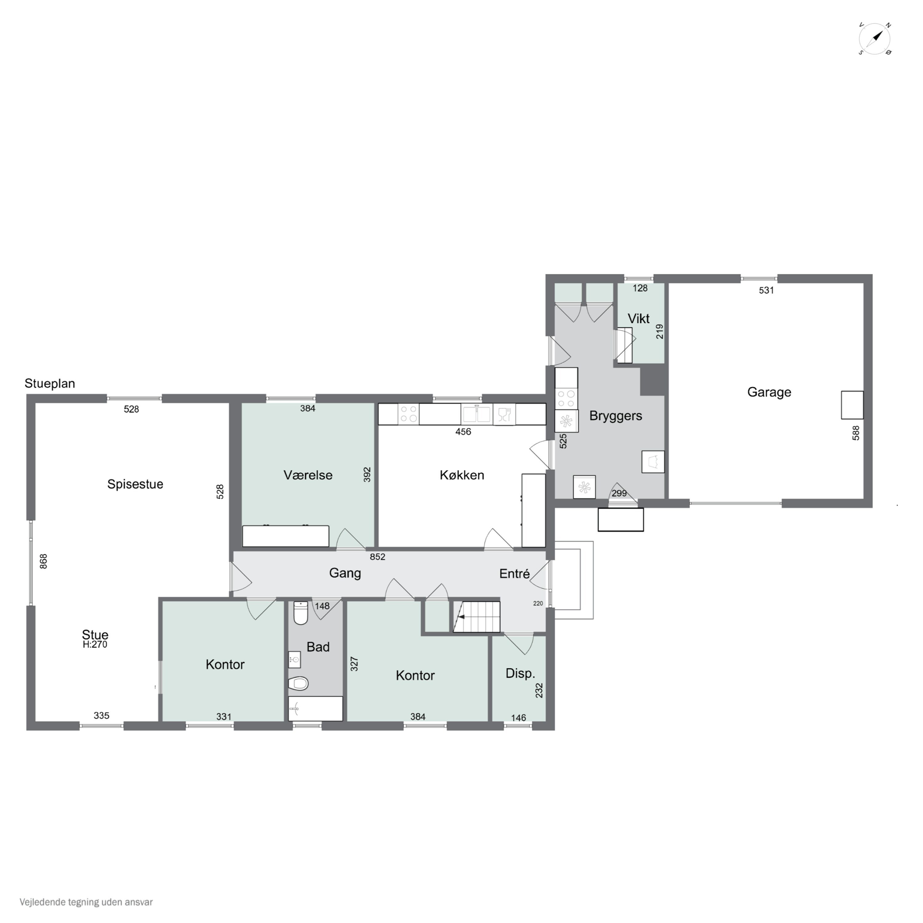 Plantegninger billede af Siriusvej 4, Uglev, 7790 Thyholm