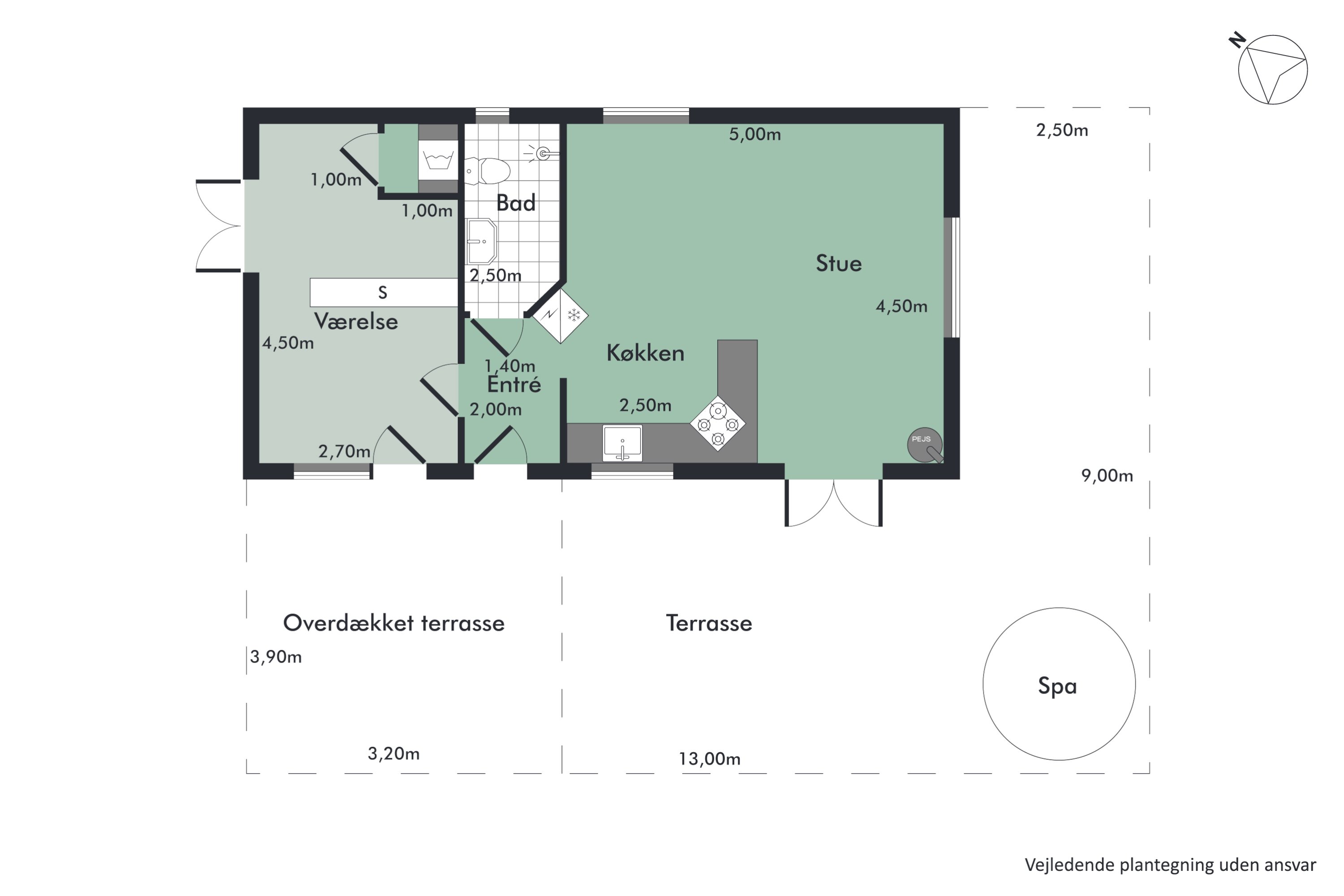 Plantegninger billede af Vestbjerg Skovvej 30, 9380 Vestbjerg