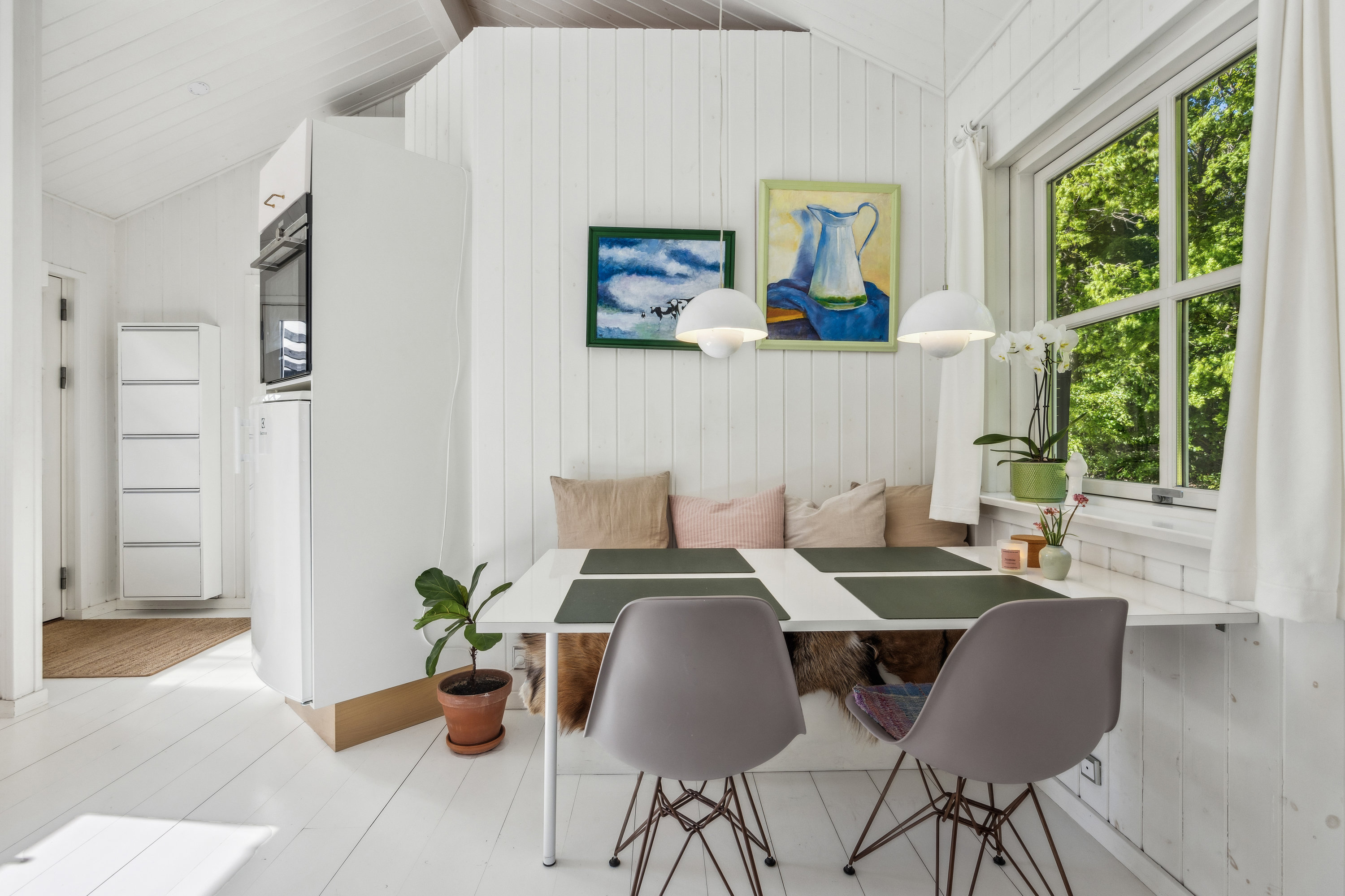 Fremhævet spisestue billede i fuldskærmstilstand. Billede af Vestbjerg Skovvej 30, 9380 Vestbjerg