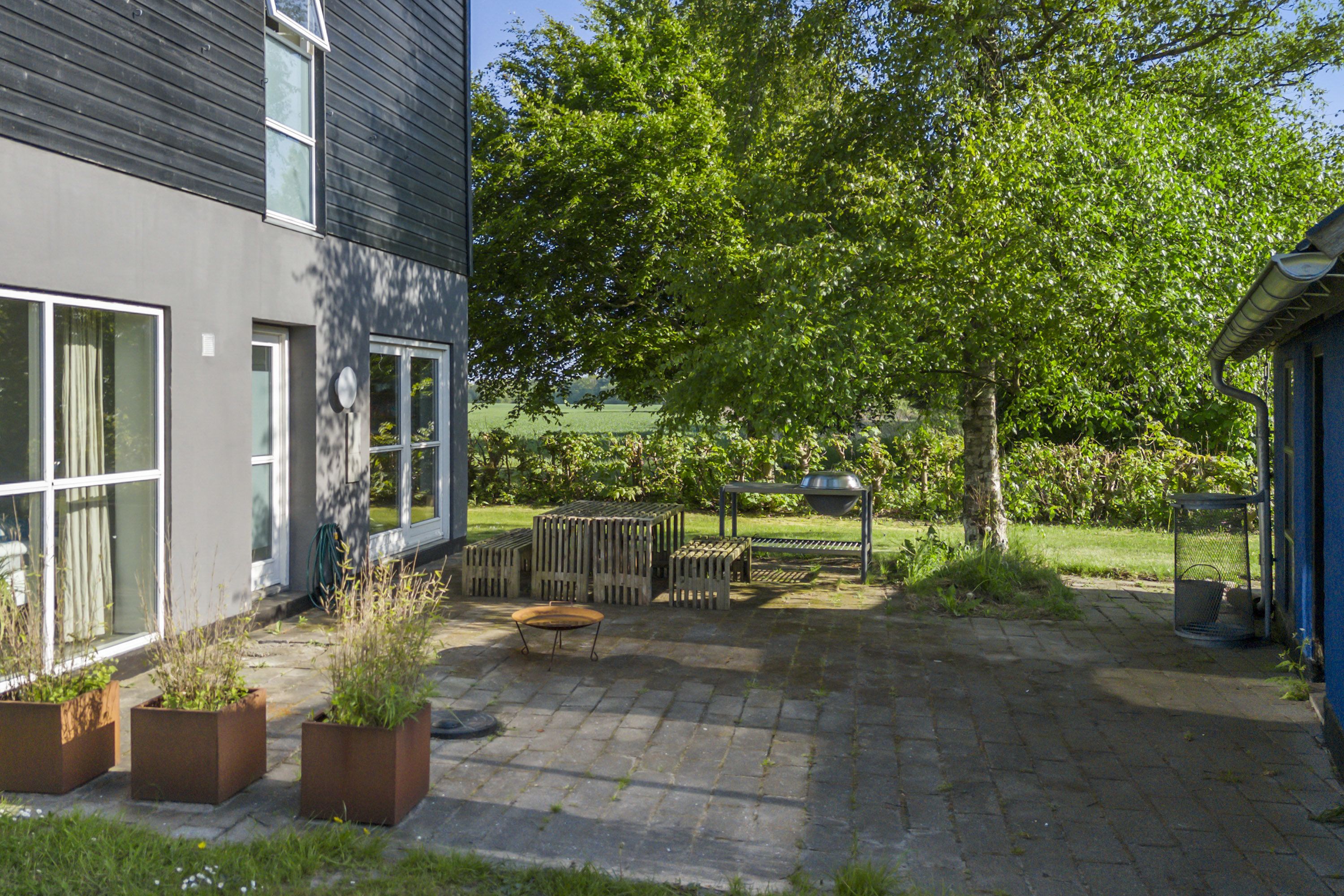 Fremhævet terrasse billede i fuldskærmstilstand. Billede af Elkærvej 6, Tversted, 9881 Bindslev