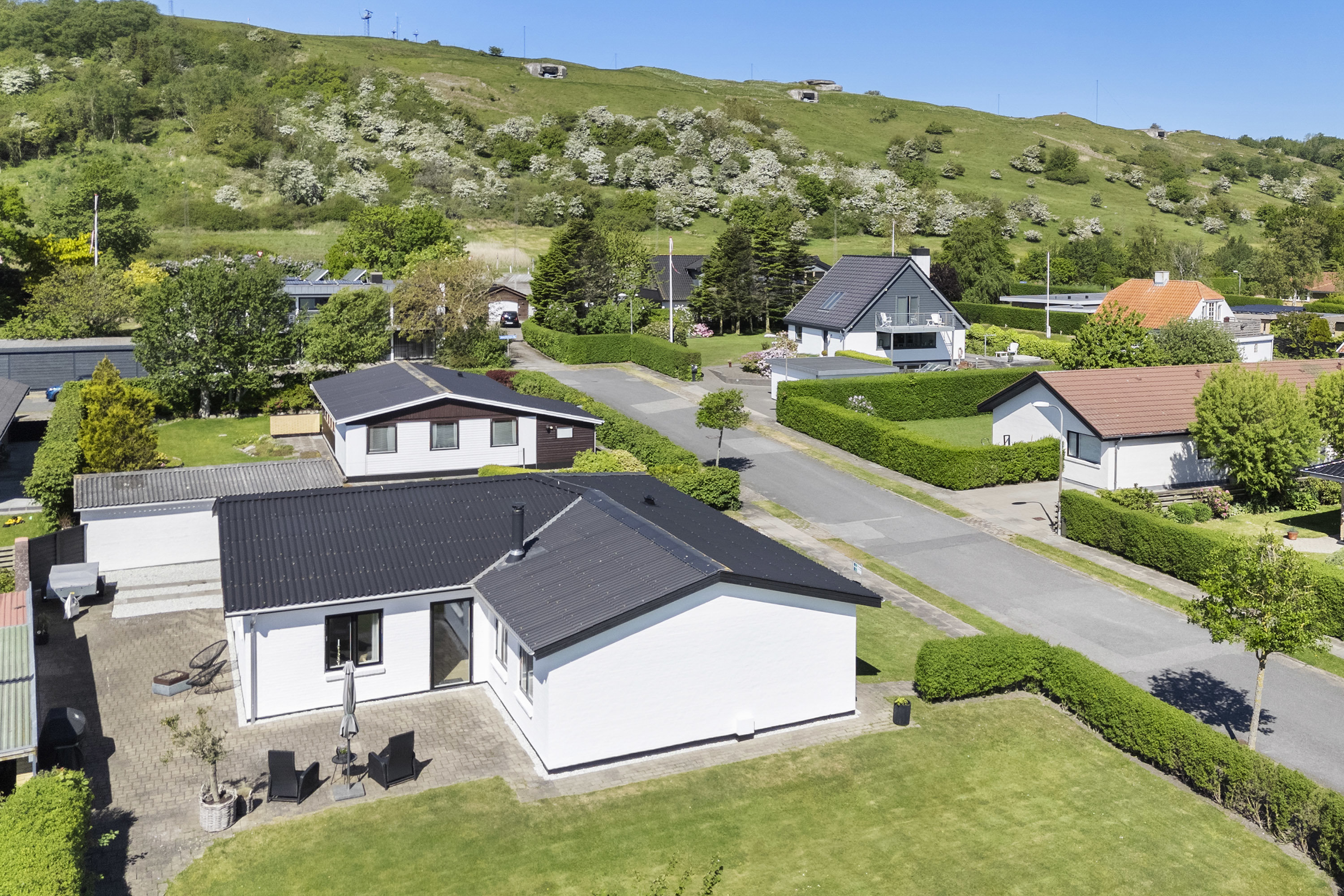 Fremhævet luftfoto billede i fuldskærmstilstand. Billede af Gustav Wieds Vej 1, 9900 Frederikshavn