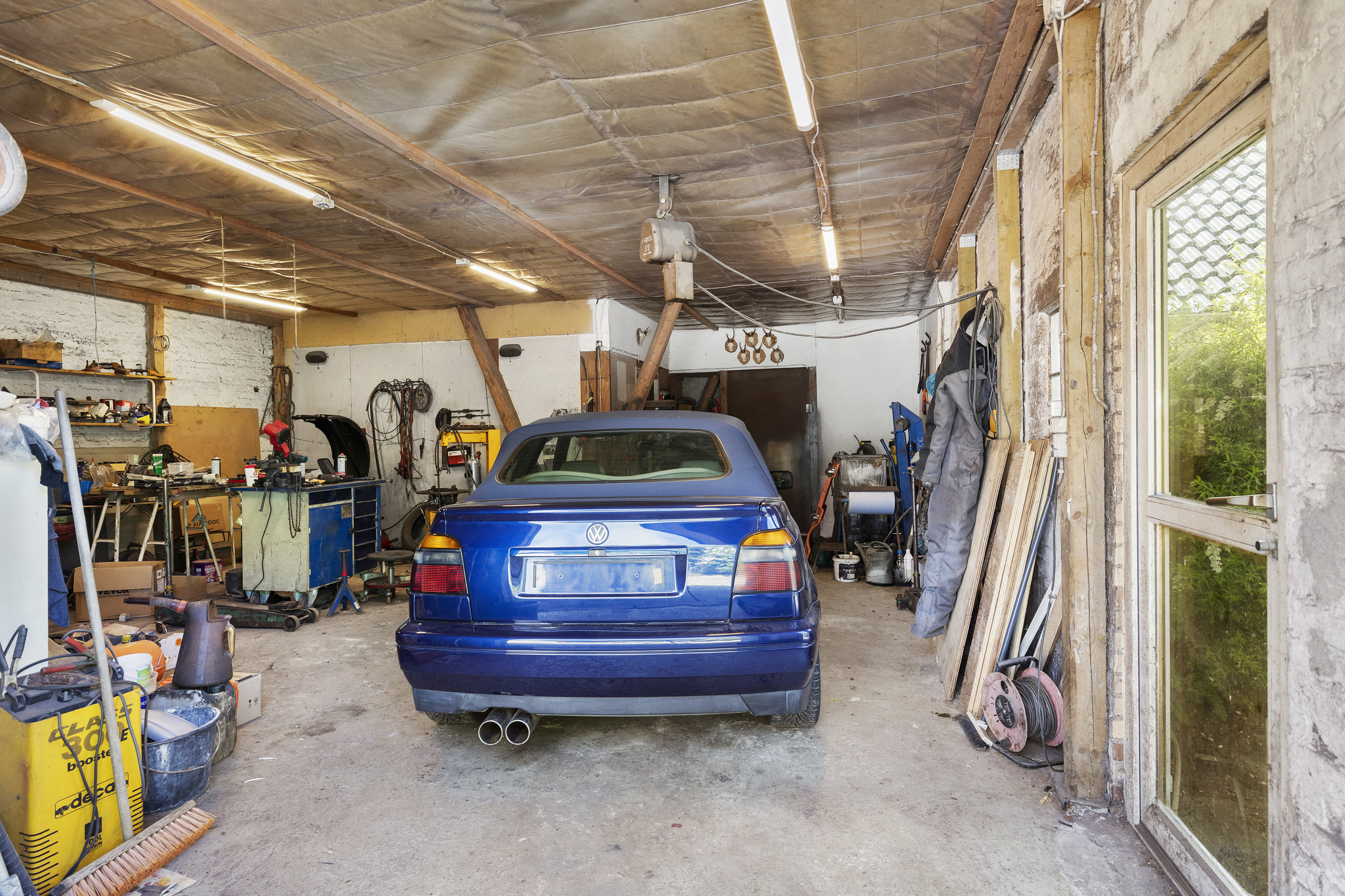 Fremhævet garage billede i fuldskærmstilstand. Billede af Harkenvej 285, Rakkeby, 9800 Hjørring