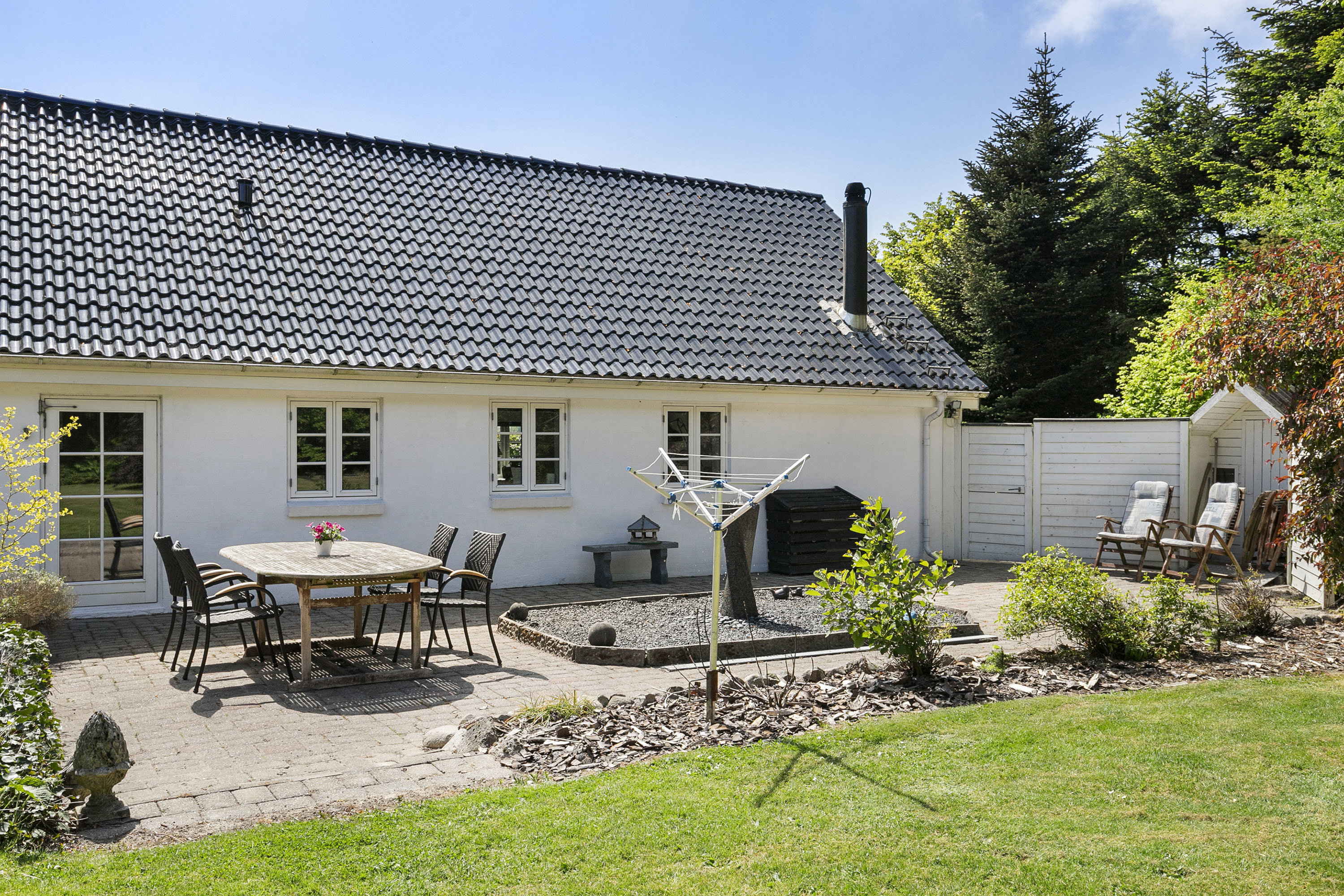 Fremhævet terrasse billede i fuldskærmstilstand. Billede af Harkenvej 285, Rakkeby, 9800 Hjørring