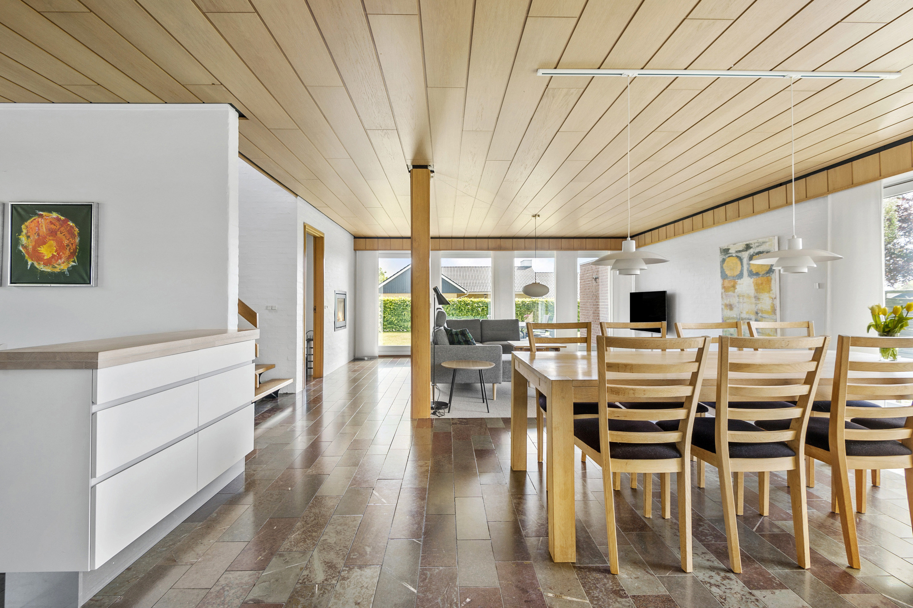 Fremhævet spisestue billede i fuldskærmstilstand. Billede af Tremhøjevej 27, 6731 Tjæreborg