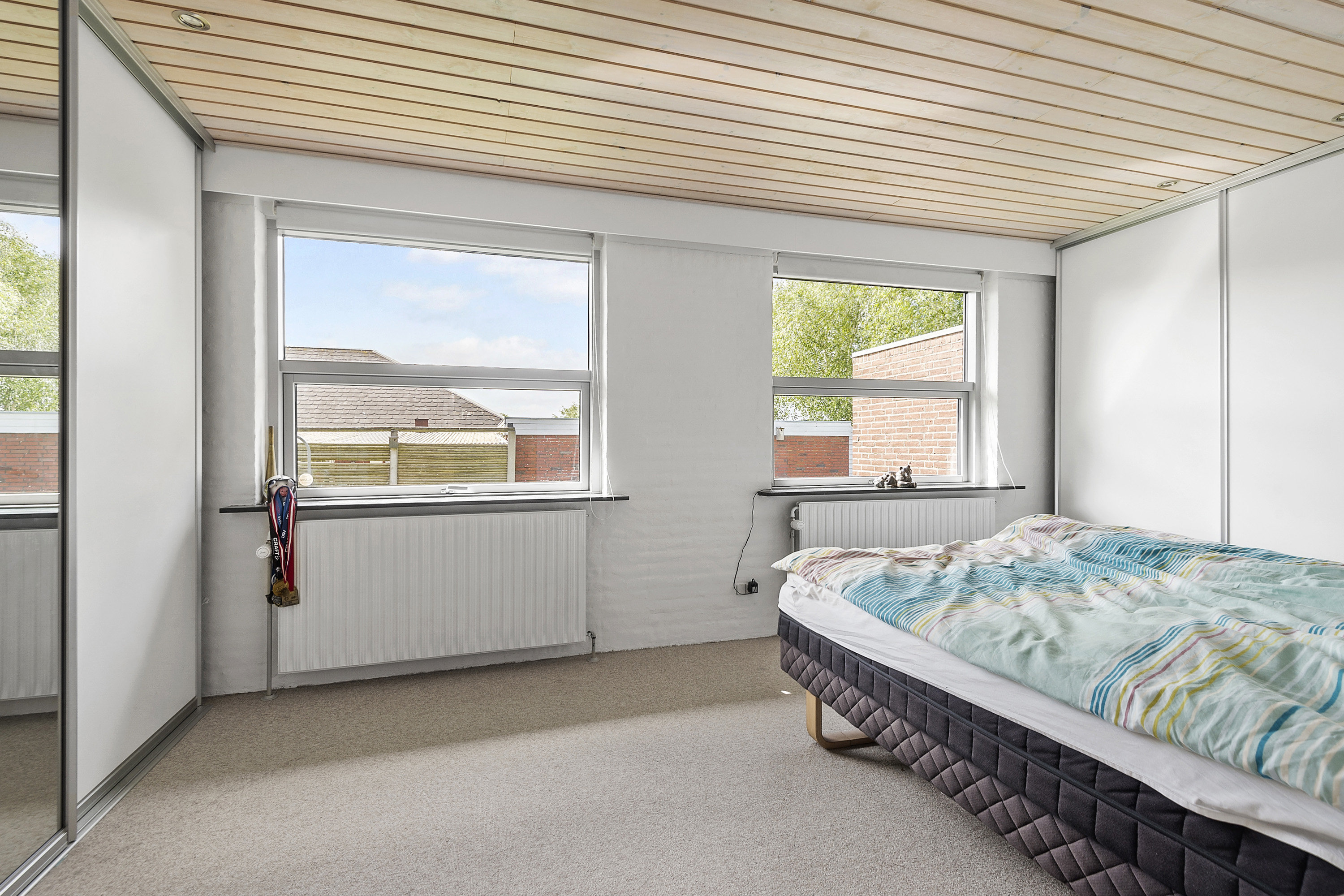 Fremhævet soveværelse billede i fuldskærmstilstand. Billede af Tremhøjevej 27, 6731 Tjæreborg