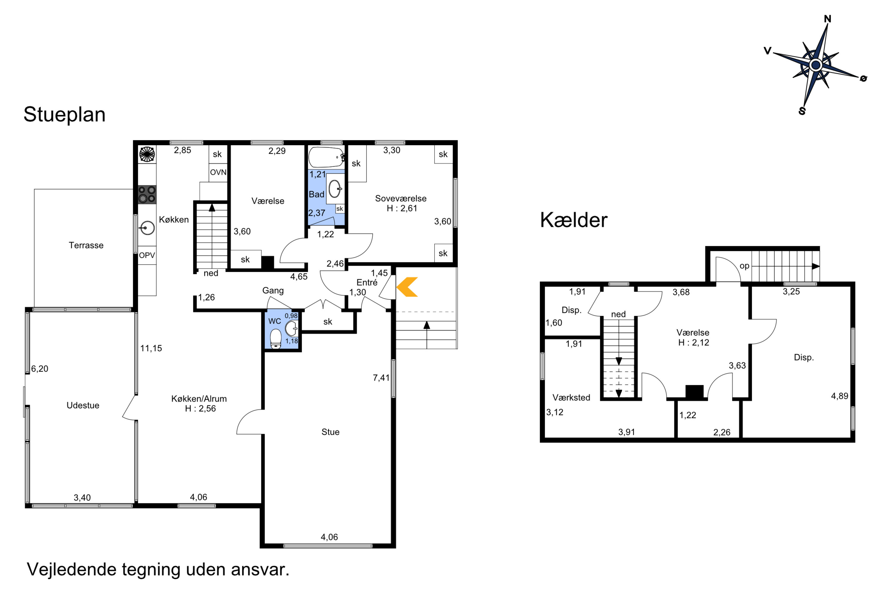 Plantegninger billede af Tværvej 12, 5492 Vissenbjerg