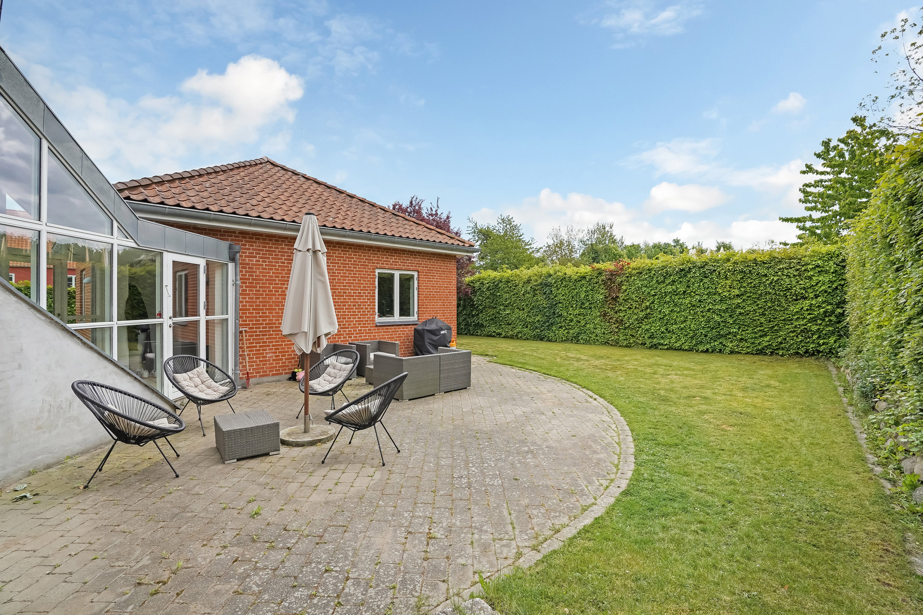 Fremhævet terrasse billede i fuldskærmstilstand. Billede af Adlerhusvej 24, 5500 Middelfart