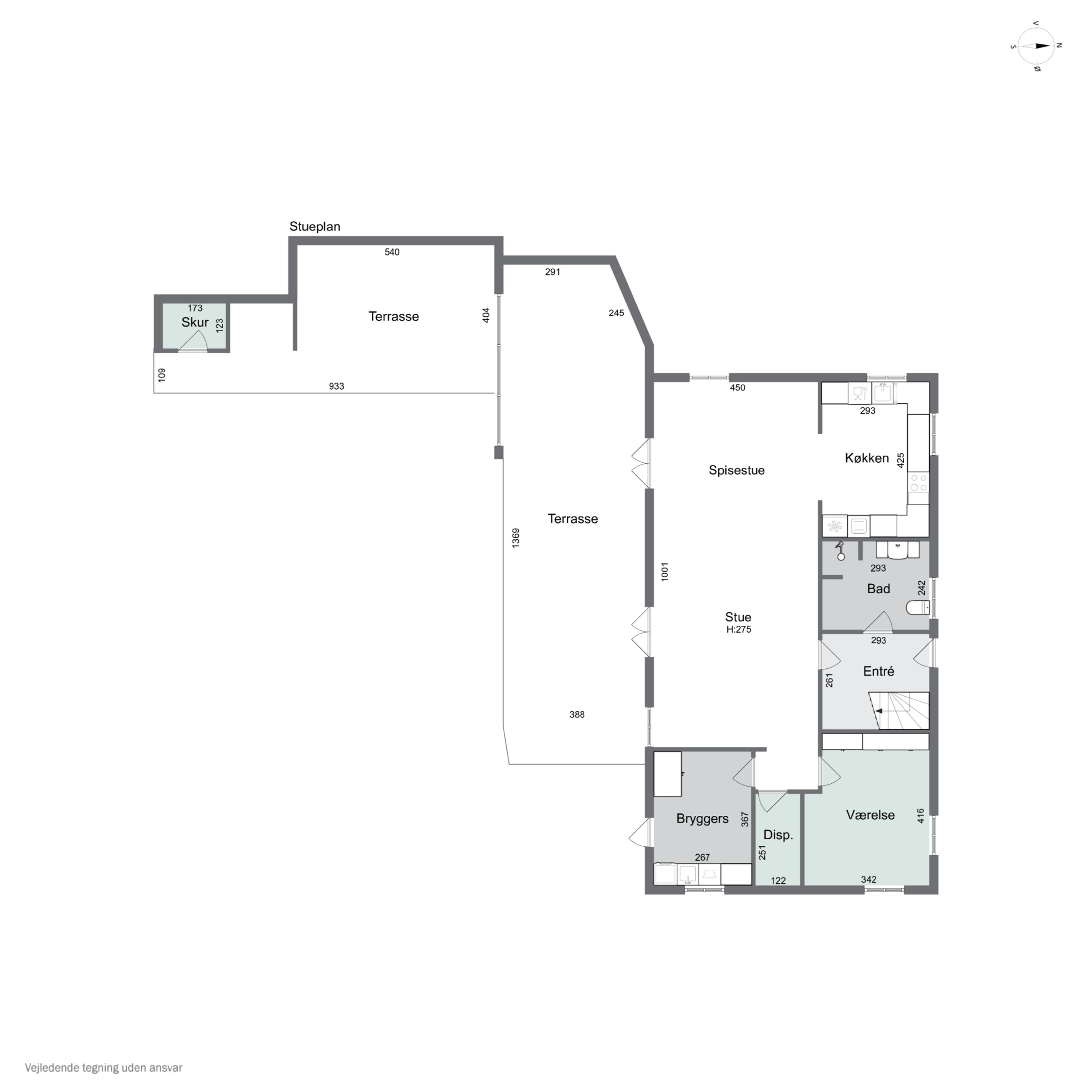 Plantegninger billede af Bredgade 12, 4653 Karise