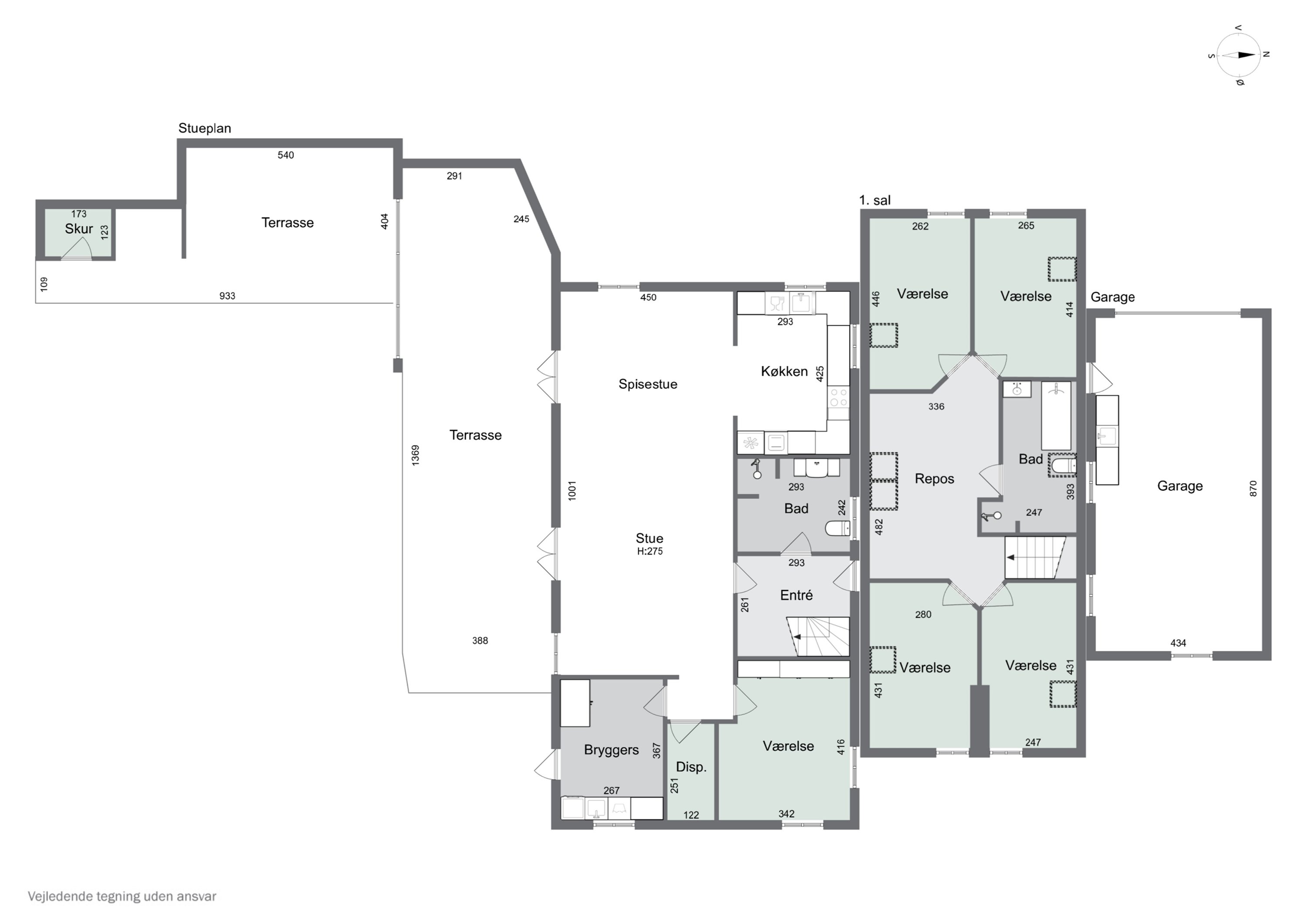 Plantegninger billede af Bredgade 12, 4653 Karise