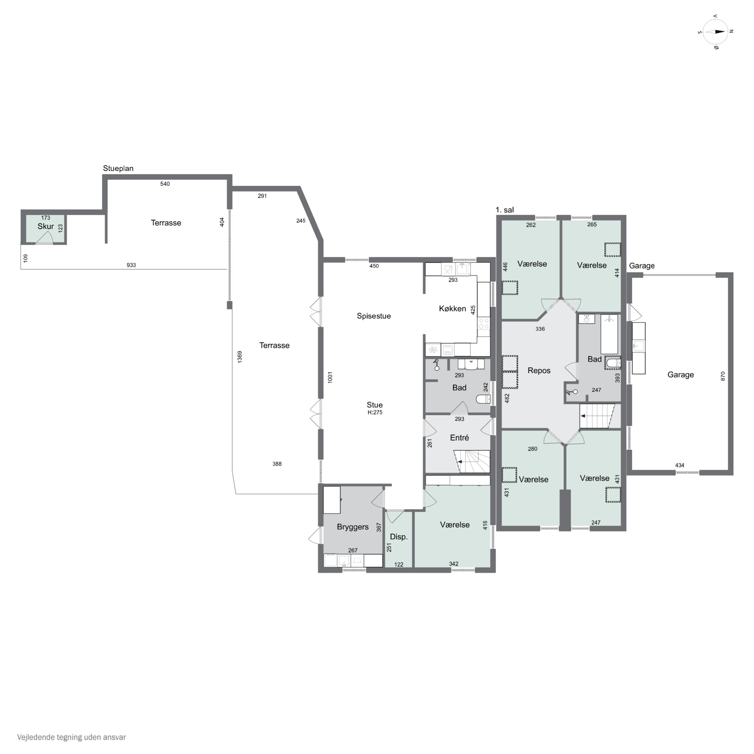 Plantegninger billede af Bredgade 12, 4653 Karise