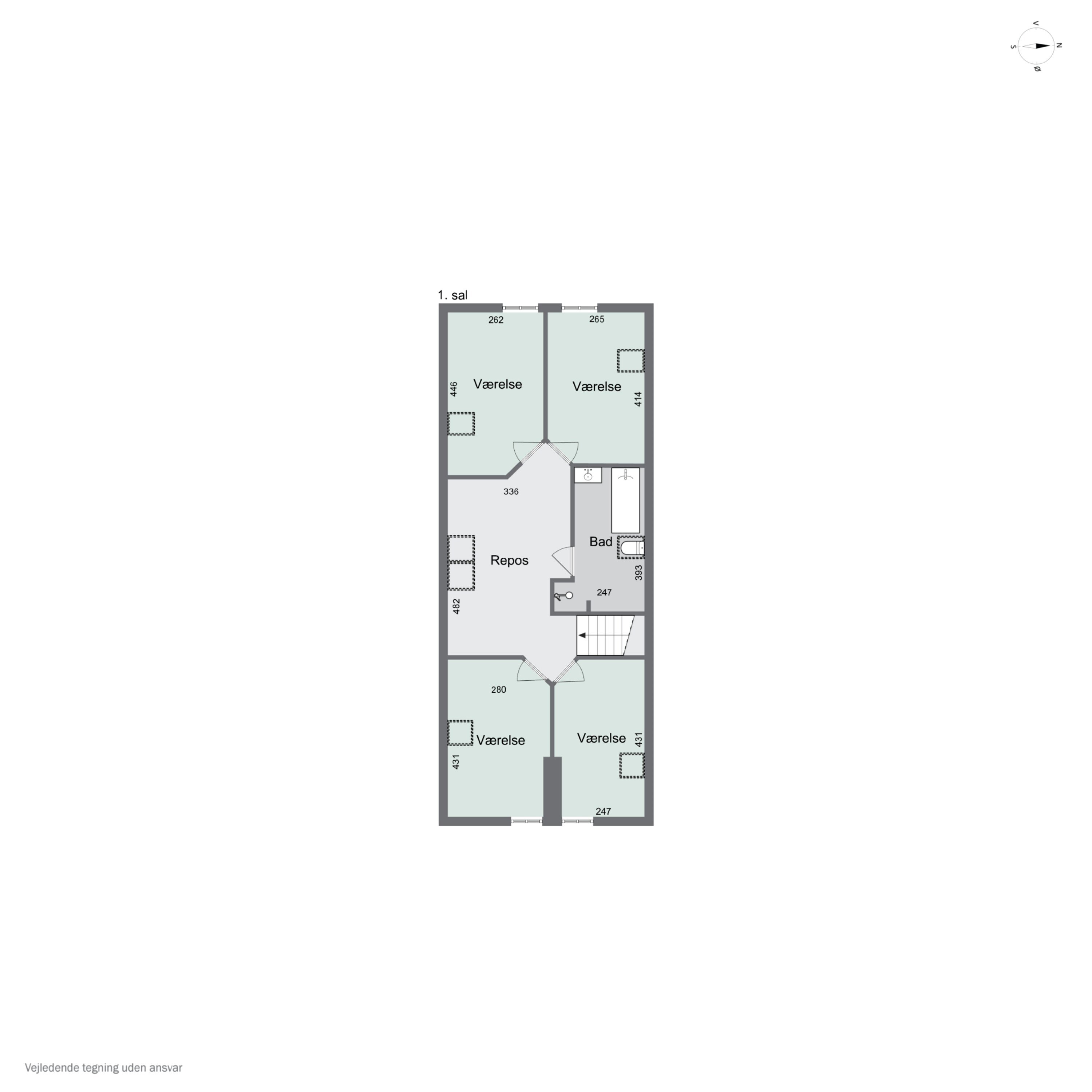 Plantegninger billede af Bredgade 12, 4653 Karise