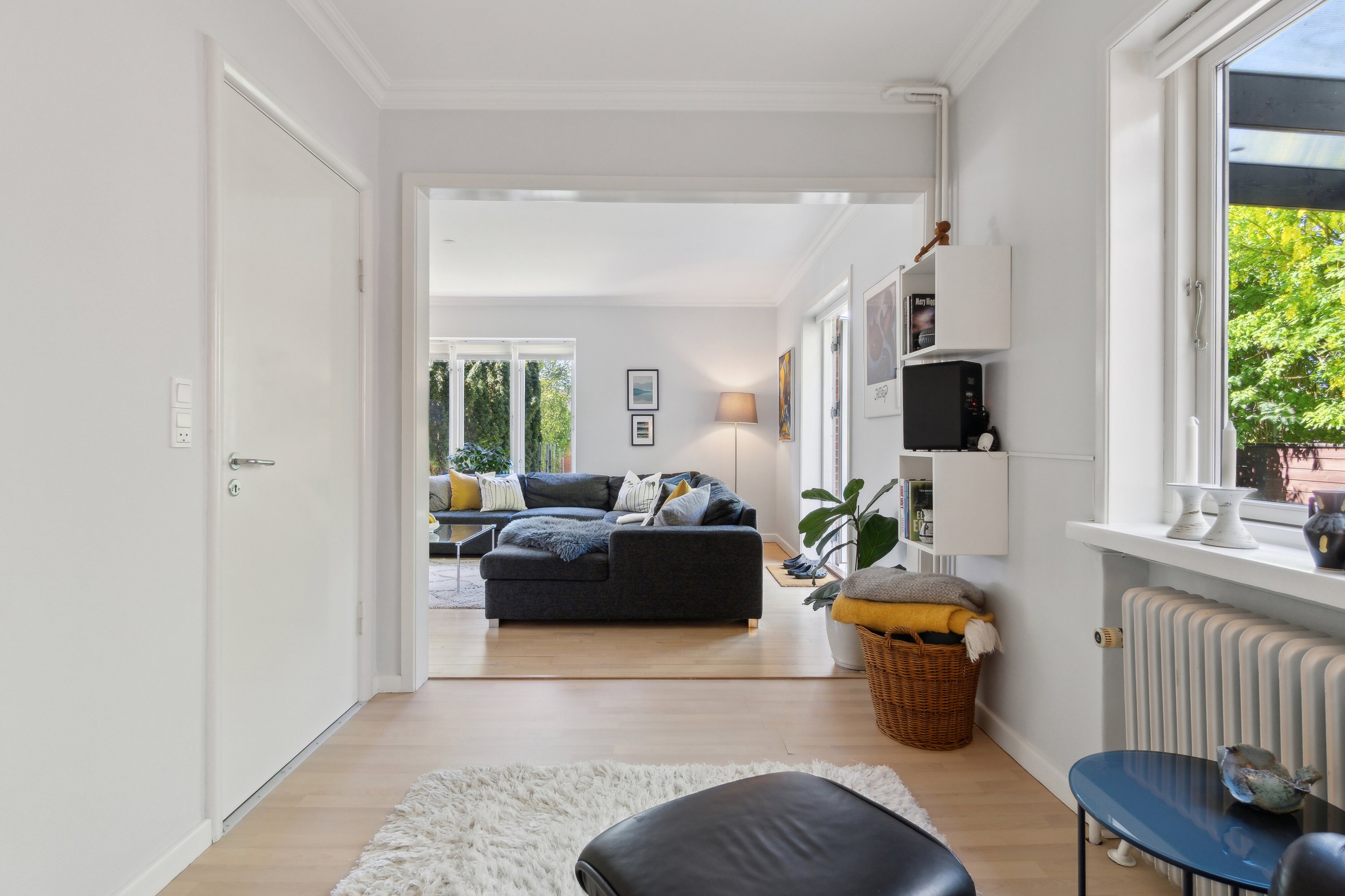 Fremhævet stue billede i fuldskærmstilstand. Billede af Byvangen 3, 7700 Thisted