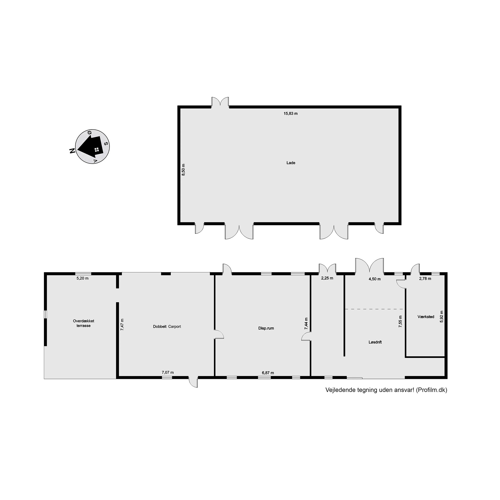 Plantegninger billede af Holbækgårdvej 2, Revsø, 6070 Christiansfeld