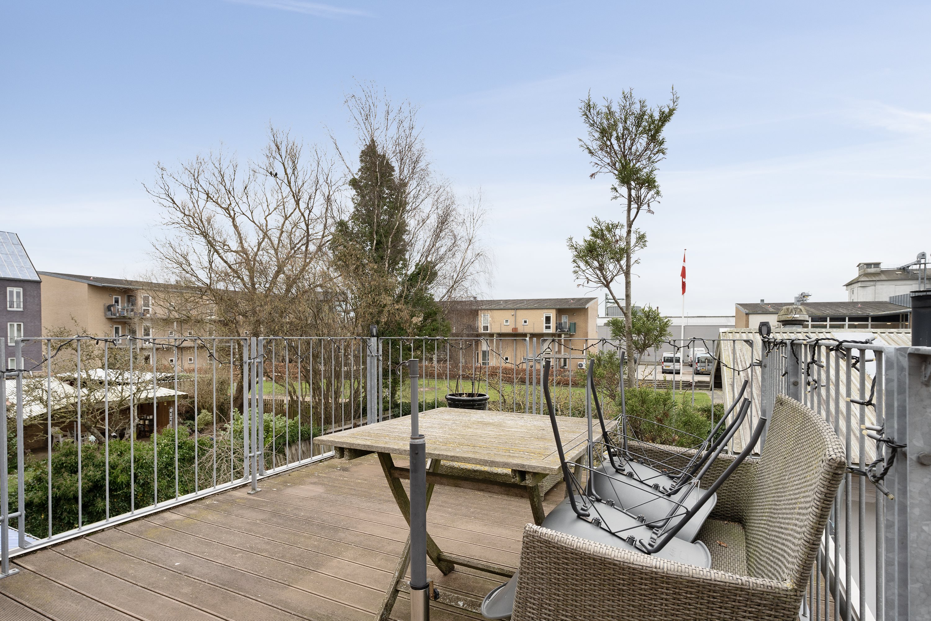 Fremhævet altan billede i fuldskærmstilstand. Billede af Dronningensgade 6, 8900 Randers C