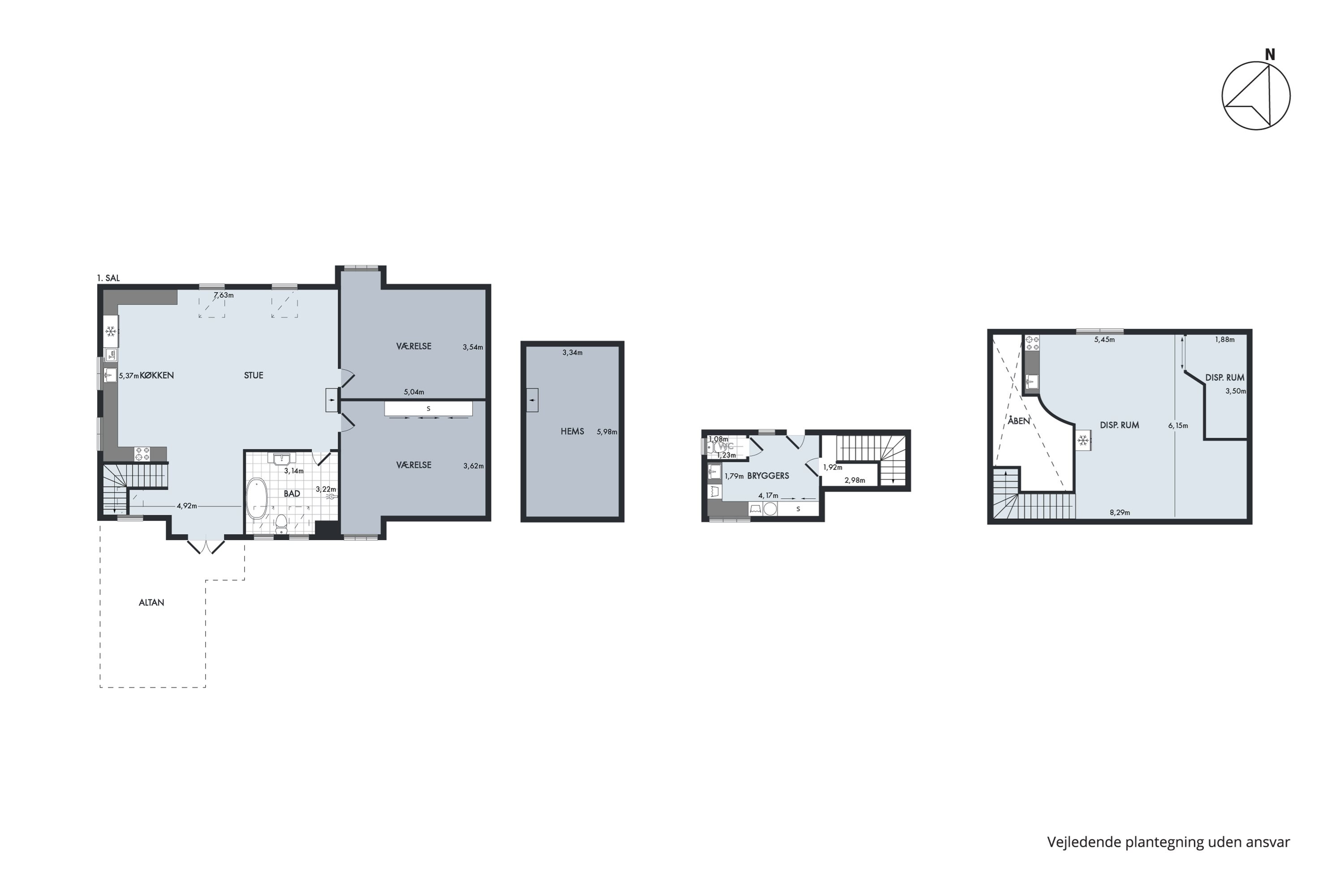 Plantegninger billede af Dronningensgade 6, 8900 Randers C