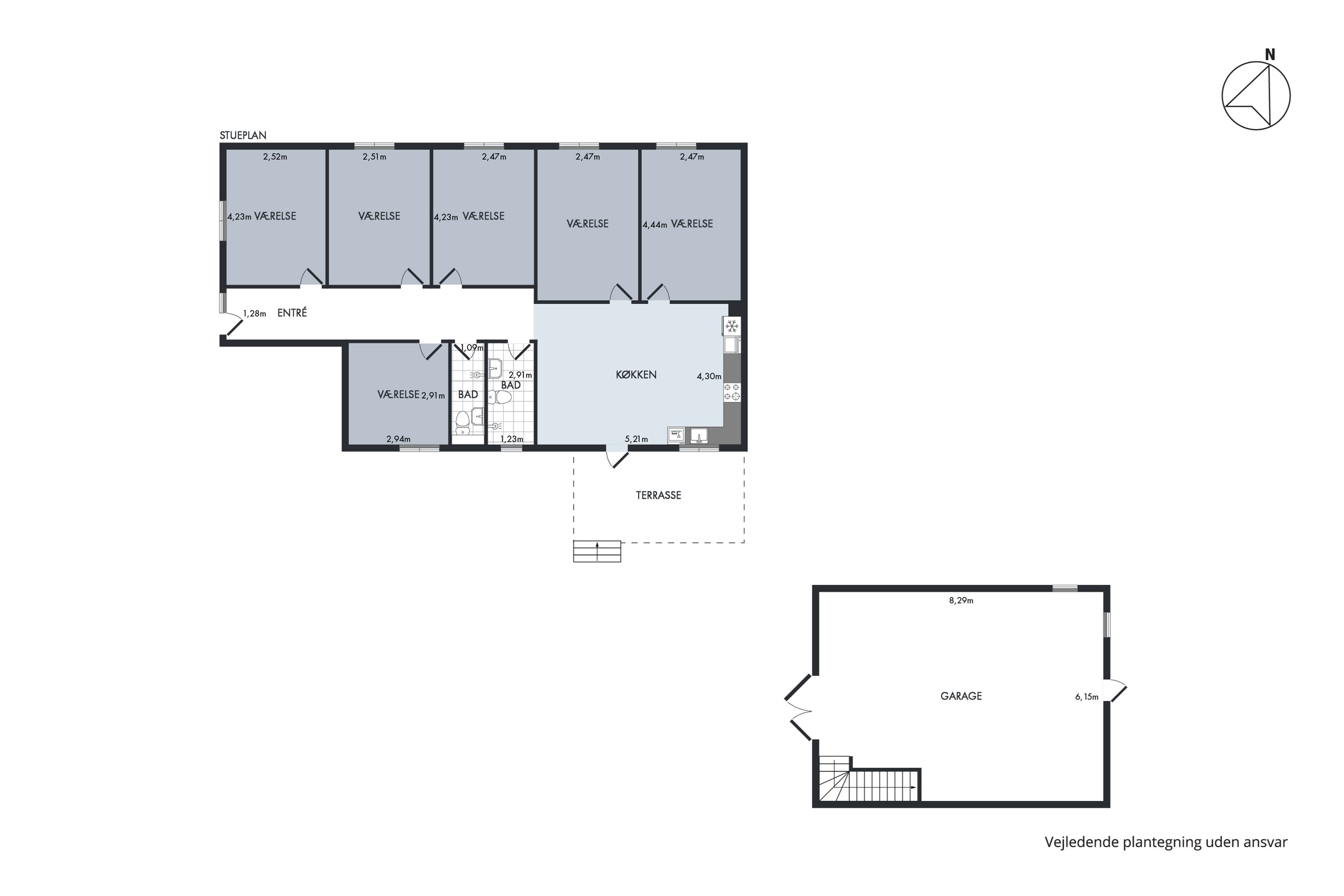 Plantegninger billede af Dronningensgade 6, 8900 Randers C