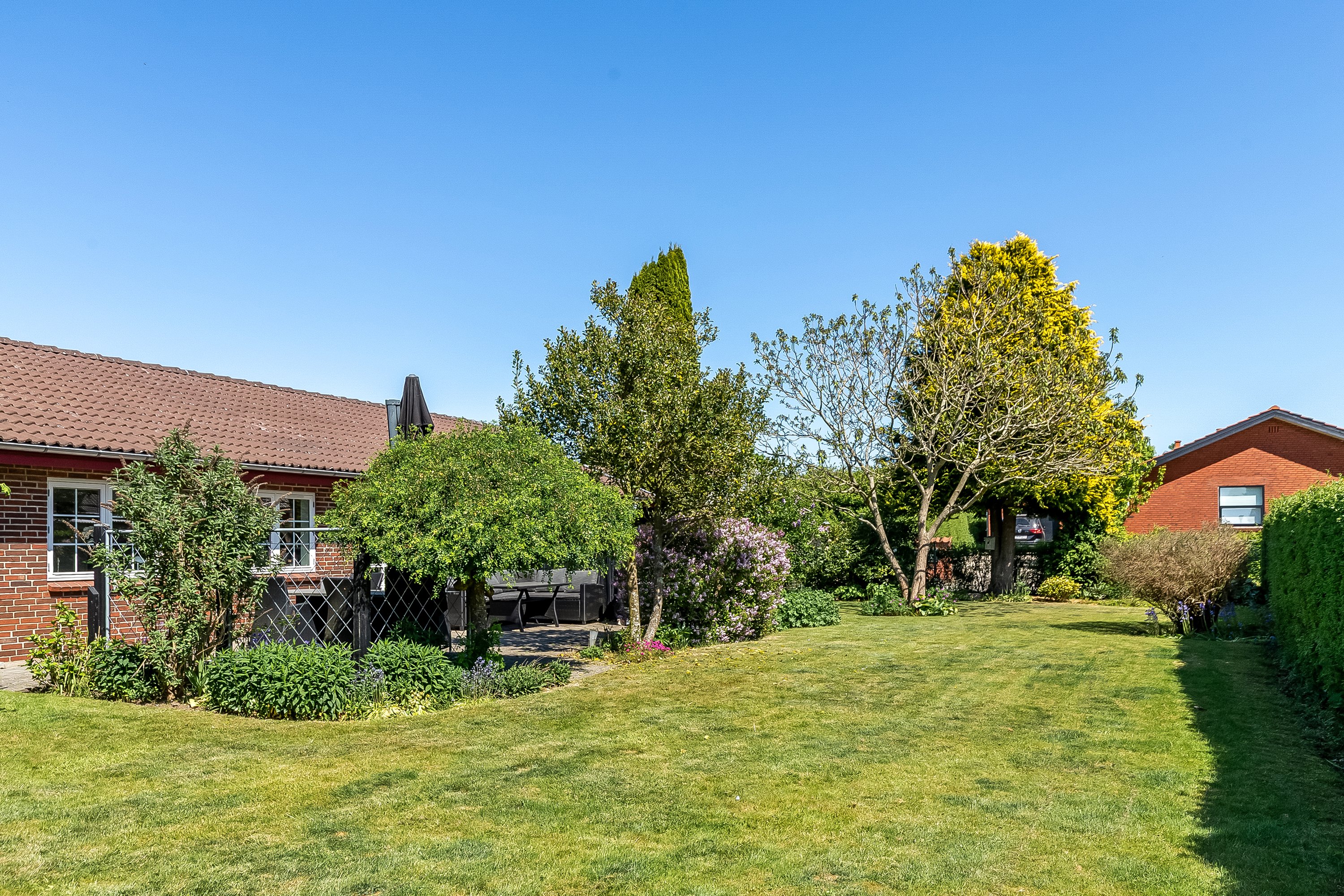 Fremhævet have billede i fuldskærmstilstand. Billede af Tyttebærvænget 11, Vonsild, 6000 Kolding
