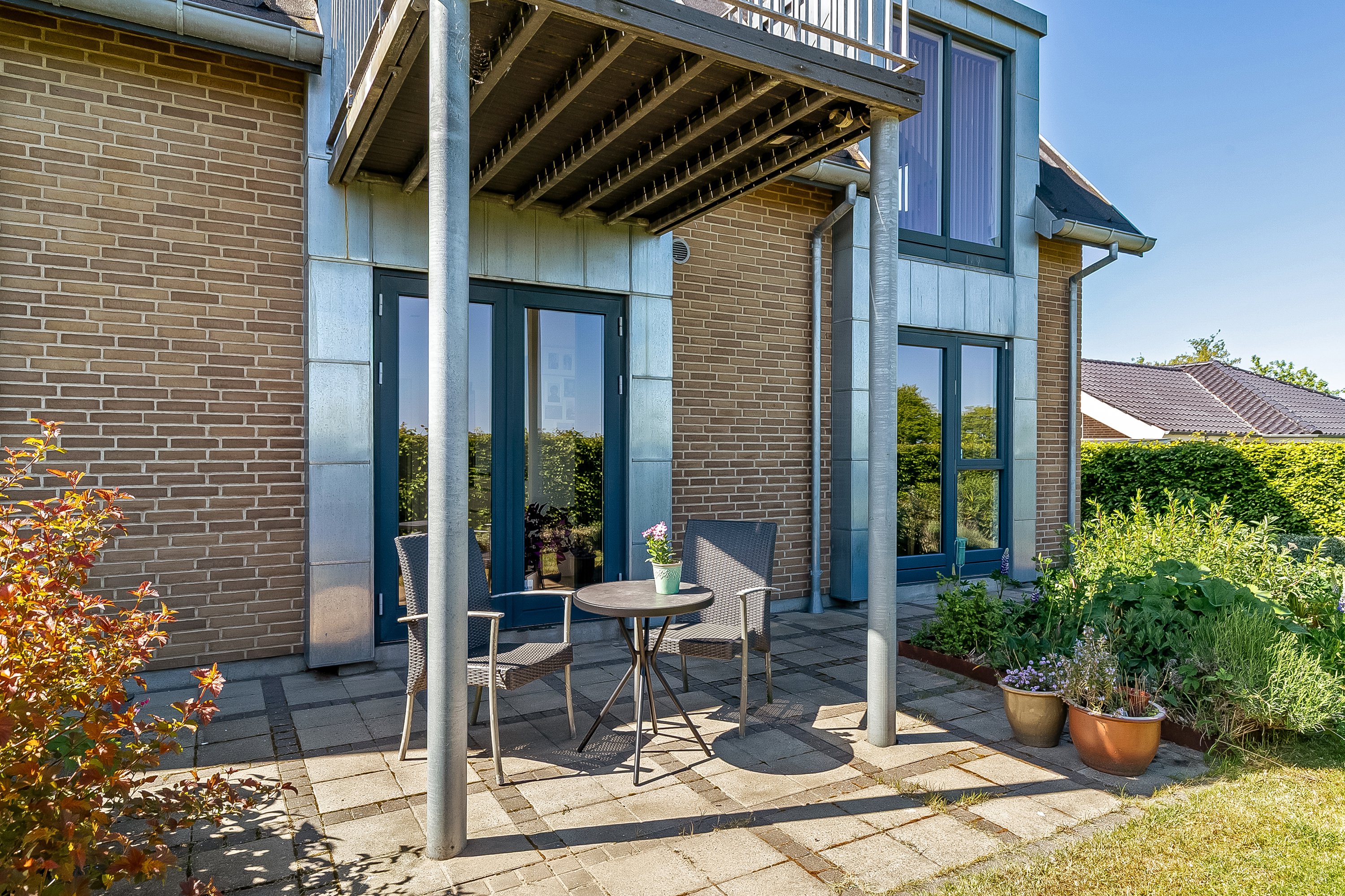 Fremhævet terrasse billede i fuldskærmstilstand. Billede af Goldbæk Alle 23, Dalby, 6000 Kolding