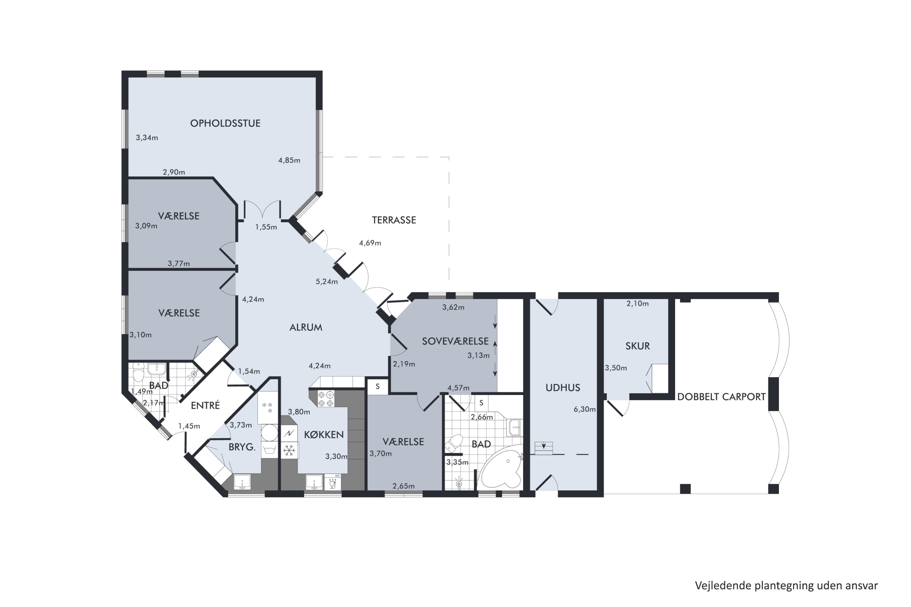 Plantegninger billede af Hjortespringet 6, 8850 Bjerringbro