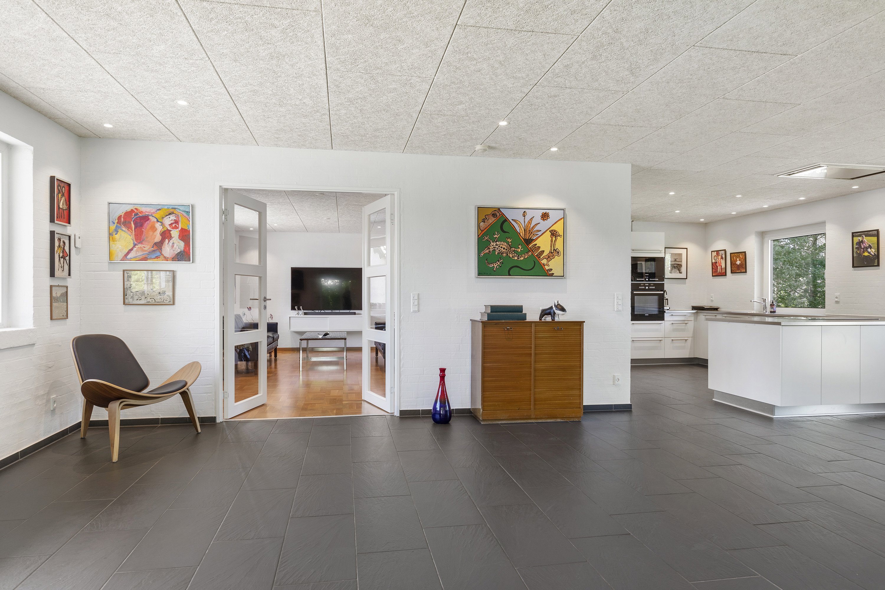 Fremhævet stue billede i fuldskærmstilstand. Billede af Industrivej 47, 9600 Aars