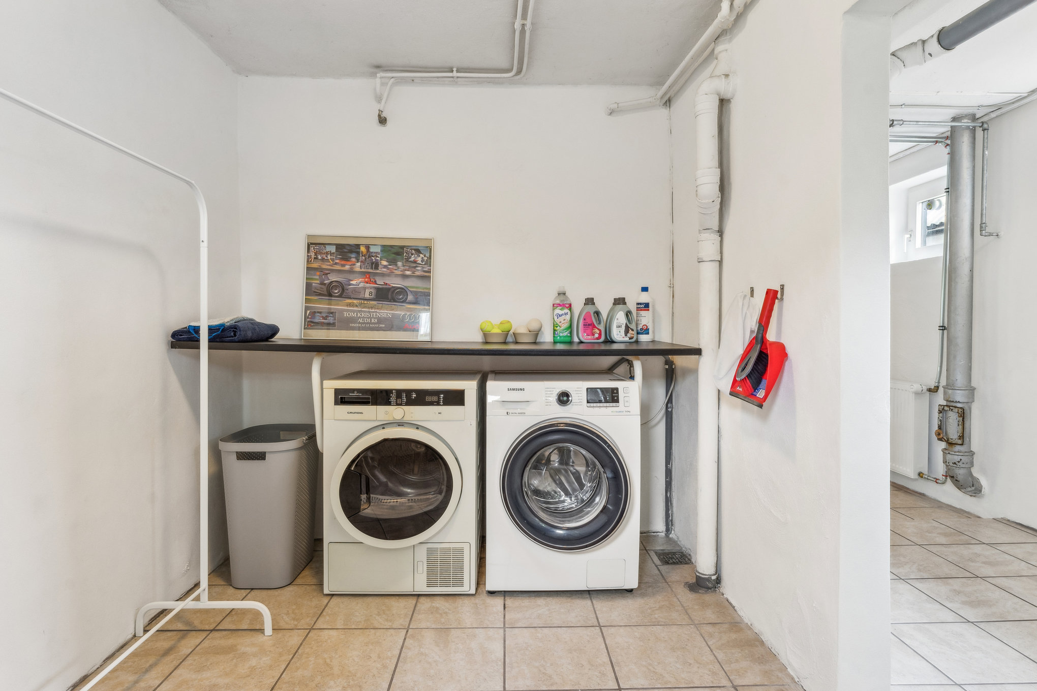 Fremhævet vaskerum billede i fuldskærmstilstand. Billede af Hobrovej 400, 8920 Randers NV