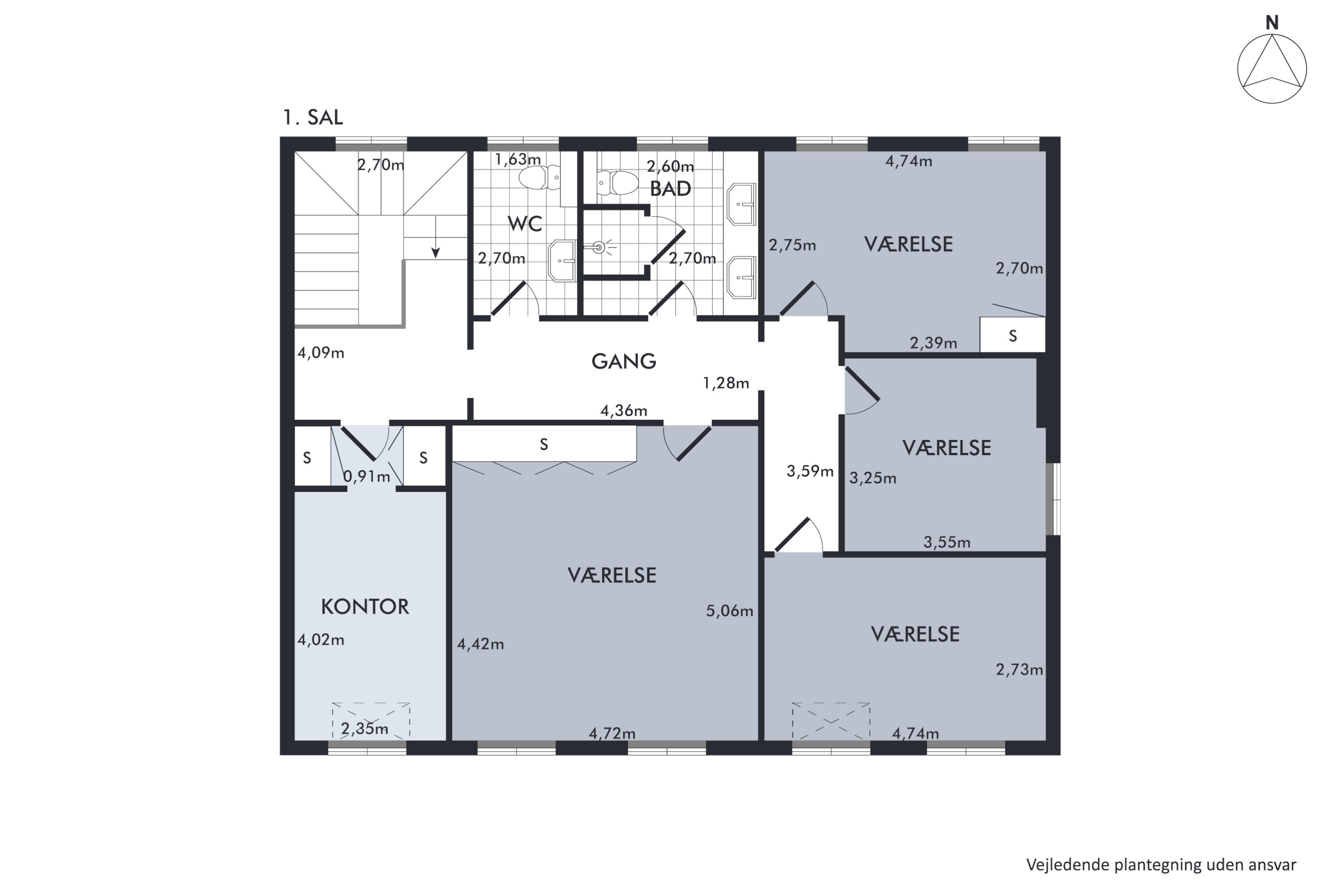 Plantegninger billede af Søvej 4B, 3520 Farum