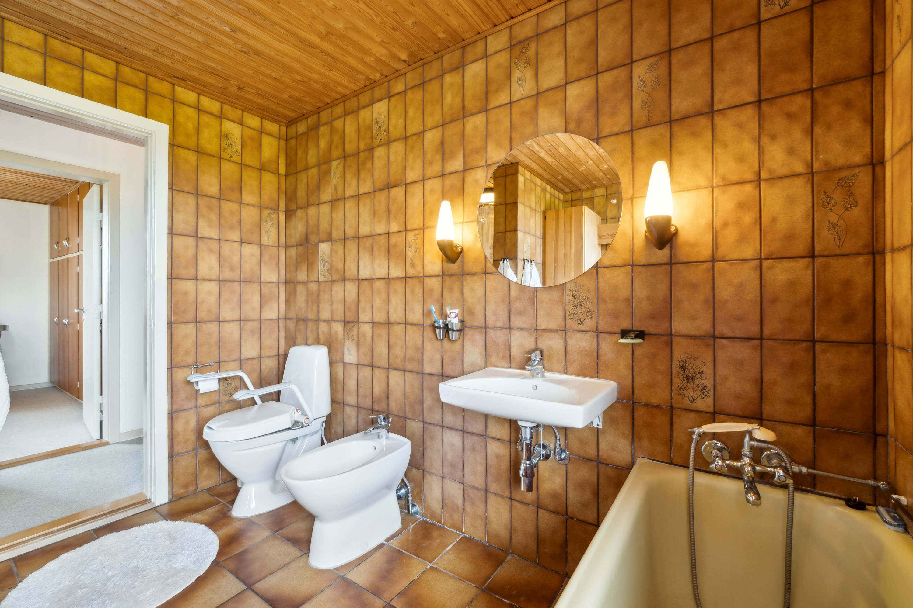 Fremhævet badeværelse billede i fuldskærmstilstand. Billede af Valmuevej 17, Resen, 7800 Skive