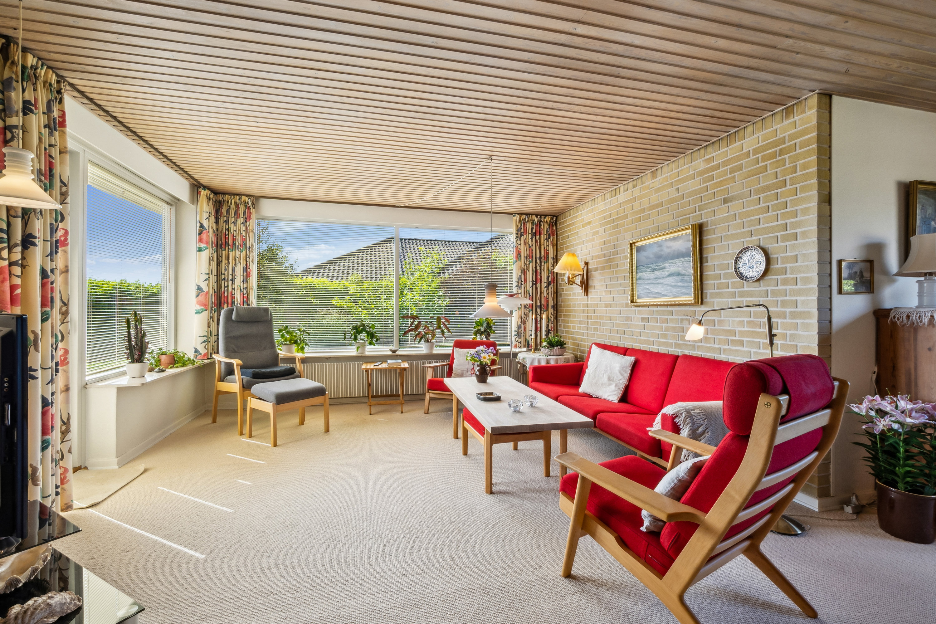 Fremhævet stue billede i fuldskærmstilstand. Billede af Valmuevej 17, Resen, 7800 Skive