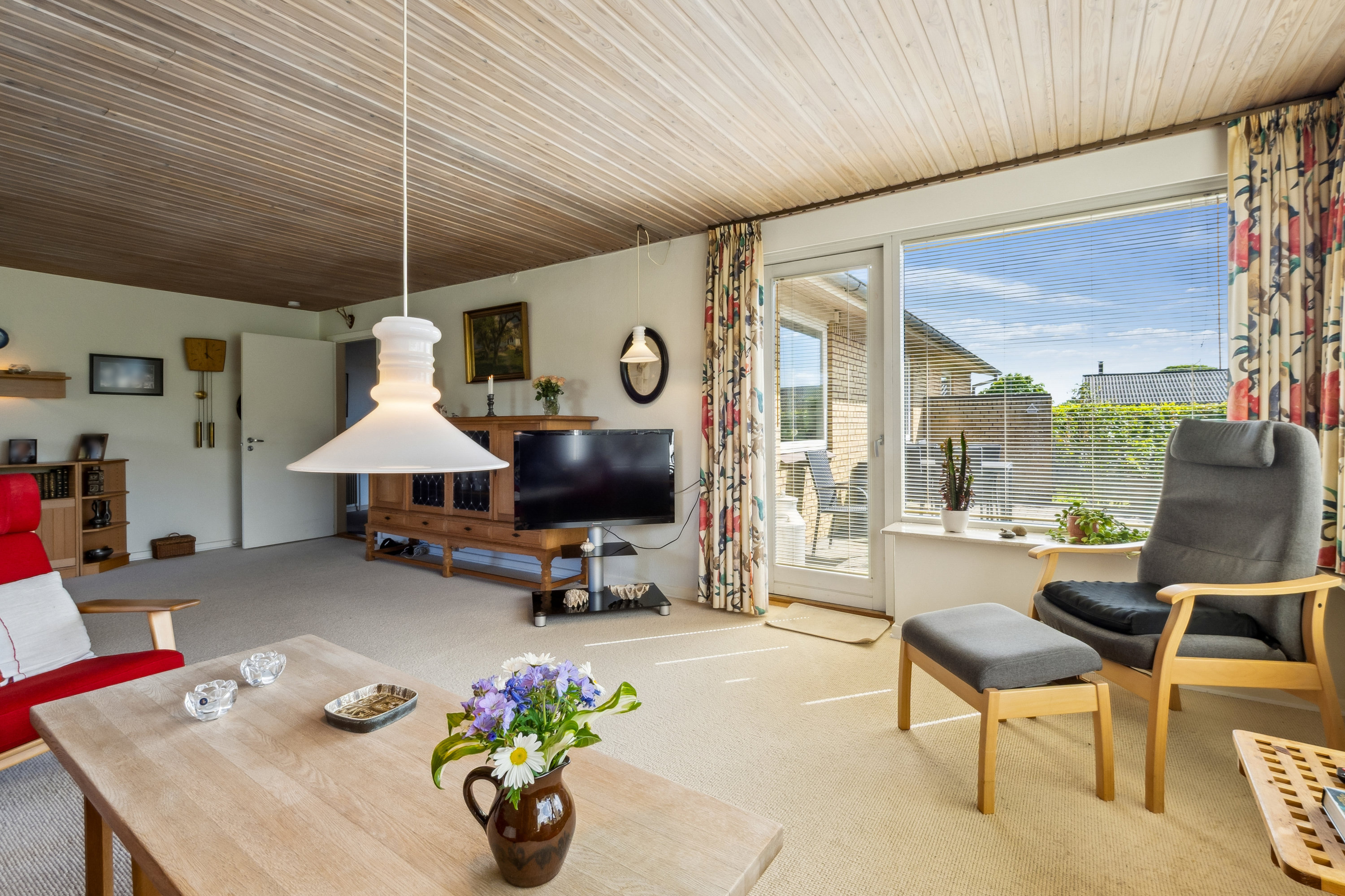 Fremhævet stue billede i fuldskærmstilstand. Billede af Valmuevej 17, Resen, 7800 Skive