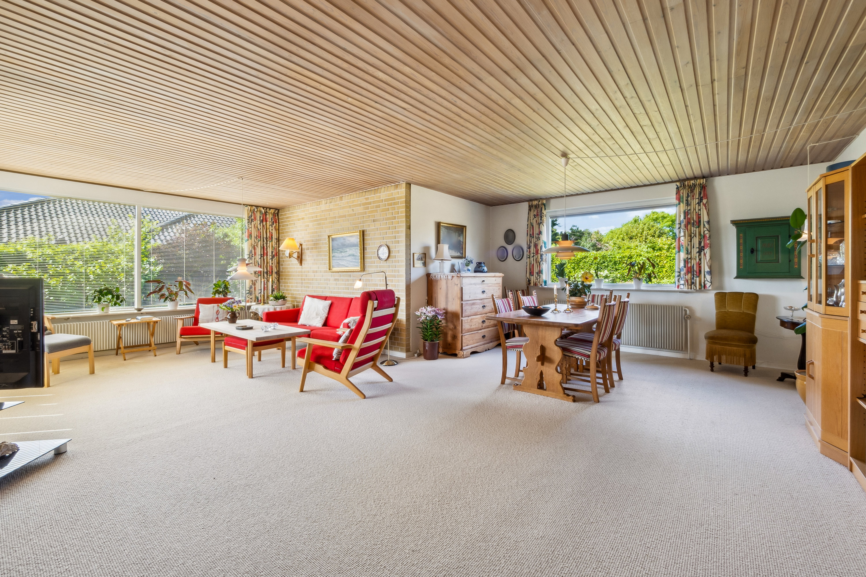 Fremhævet stue billede i fuldskærmstilstand. Billede af Valmuevej 17, Resen, 7800 Skive