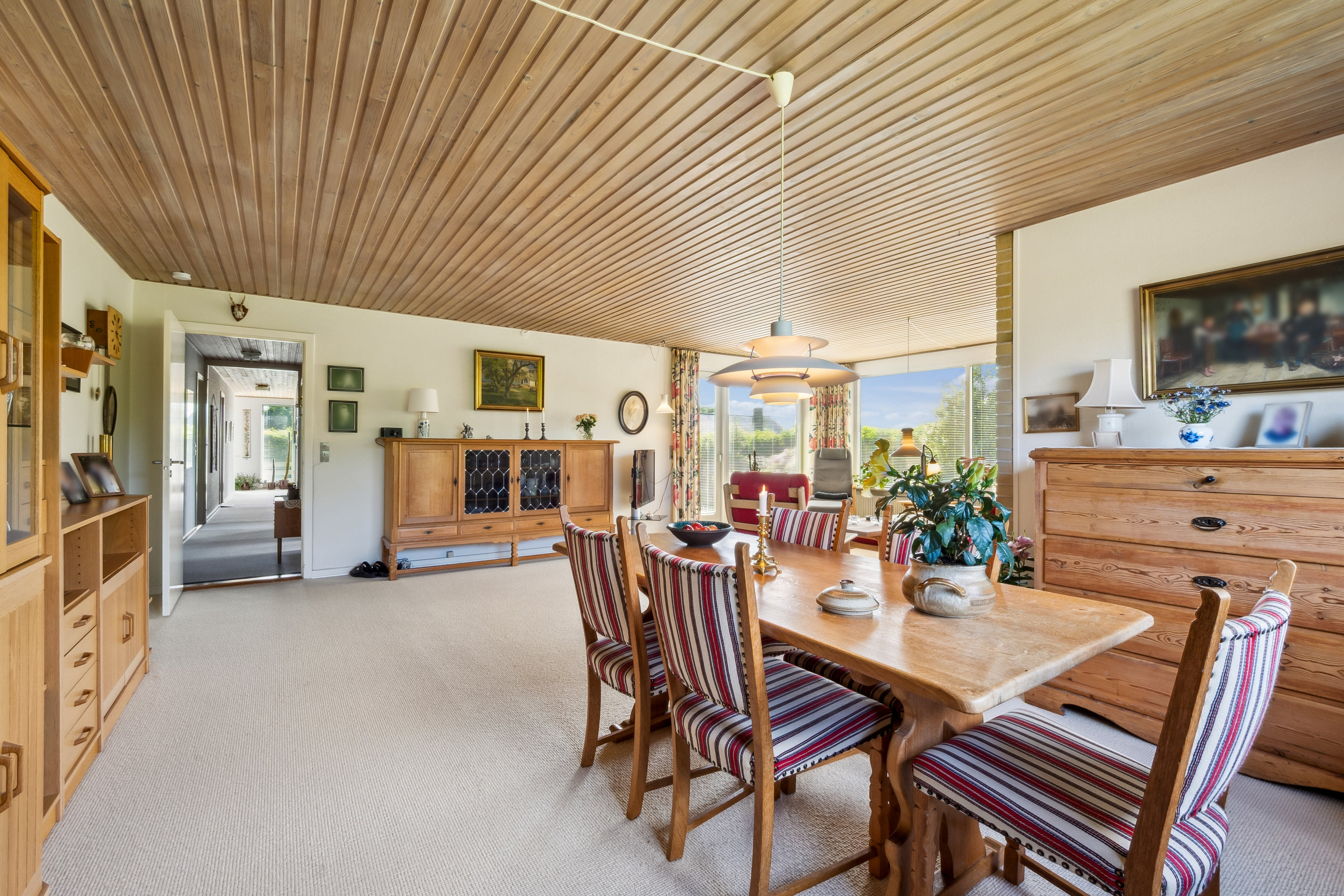 Fremhævet stue billede i fuldskærmstilstand. Billede af Valmuevej 17, Resen, 7800 Skive