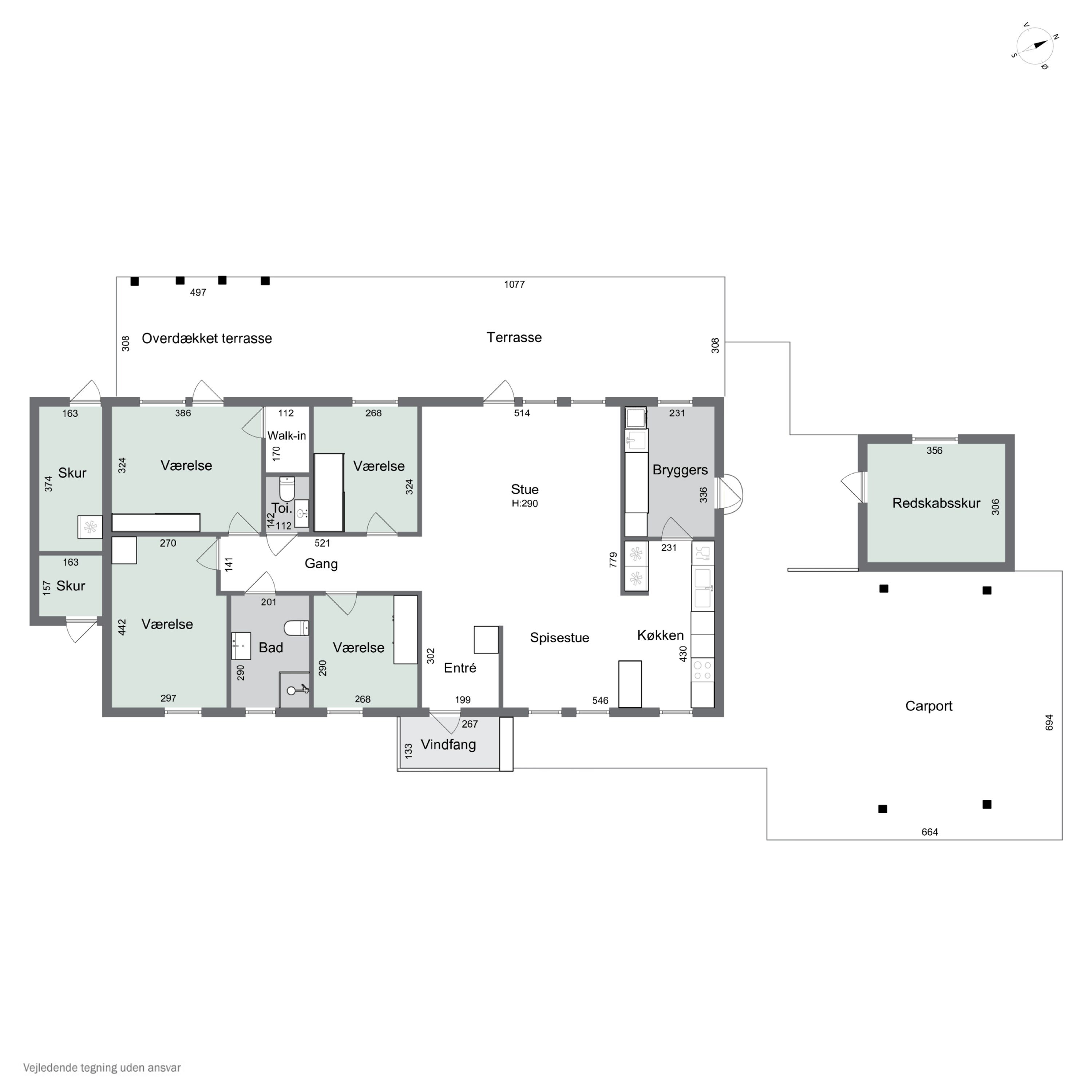 Plantegninger billede af Fasanvænget 36, 4040 Jyllinge