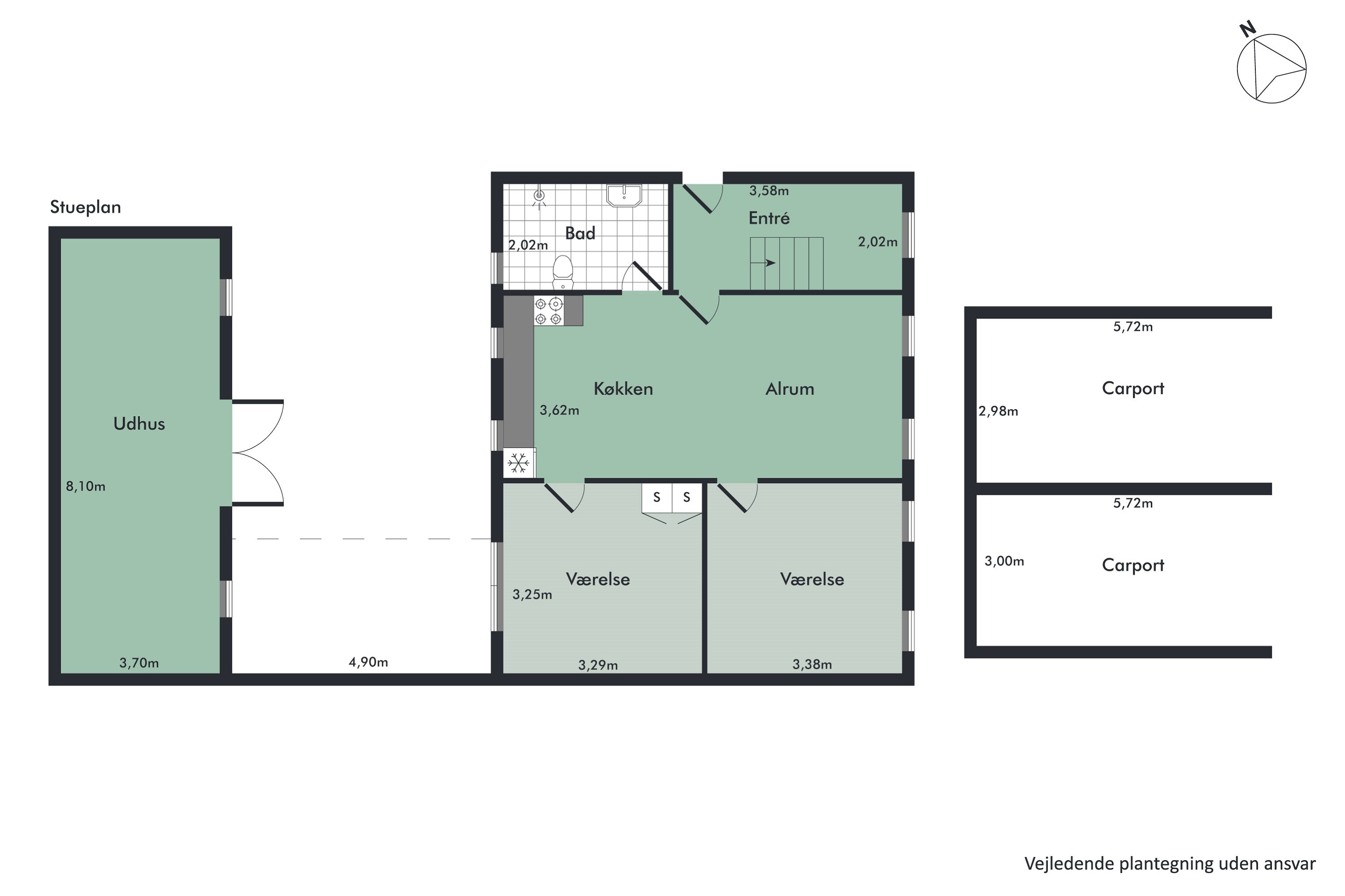 Plantegninger billede af Grøndalsvej 15, 9500 Hobro